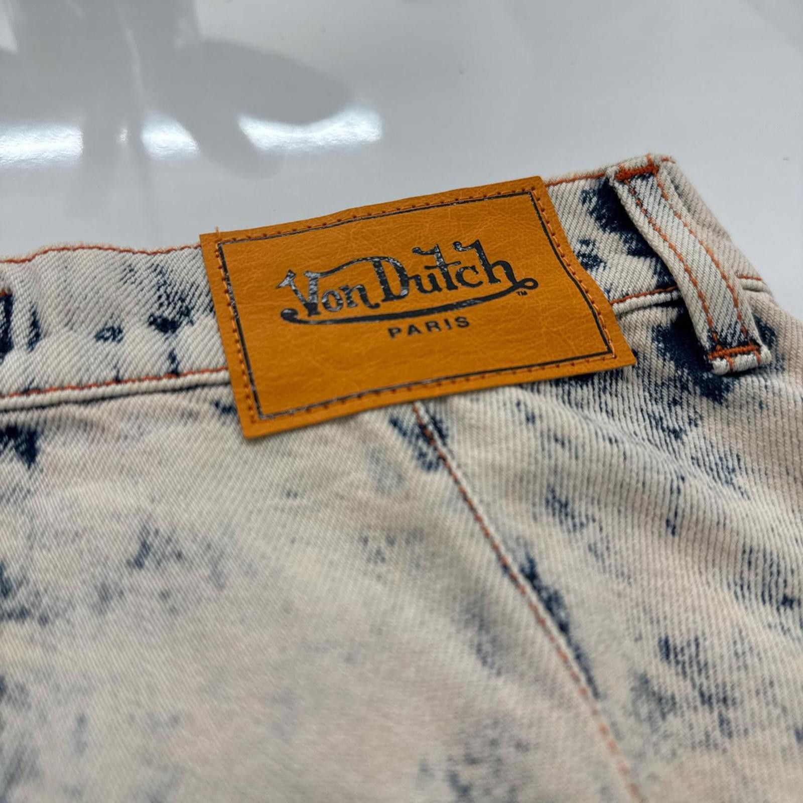 Von Dutch Von Dutch New Luna Cargo Jeans Acid Wash Size 30x34 Size US 30 / EU 46 - 4 Thumbnail