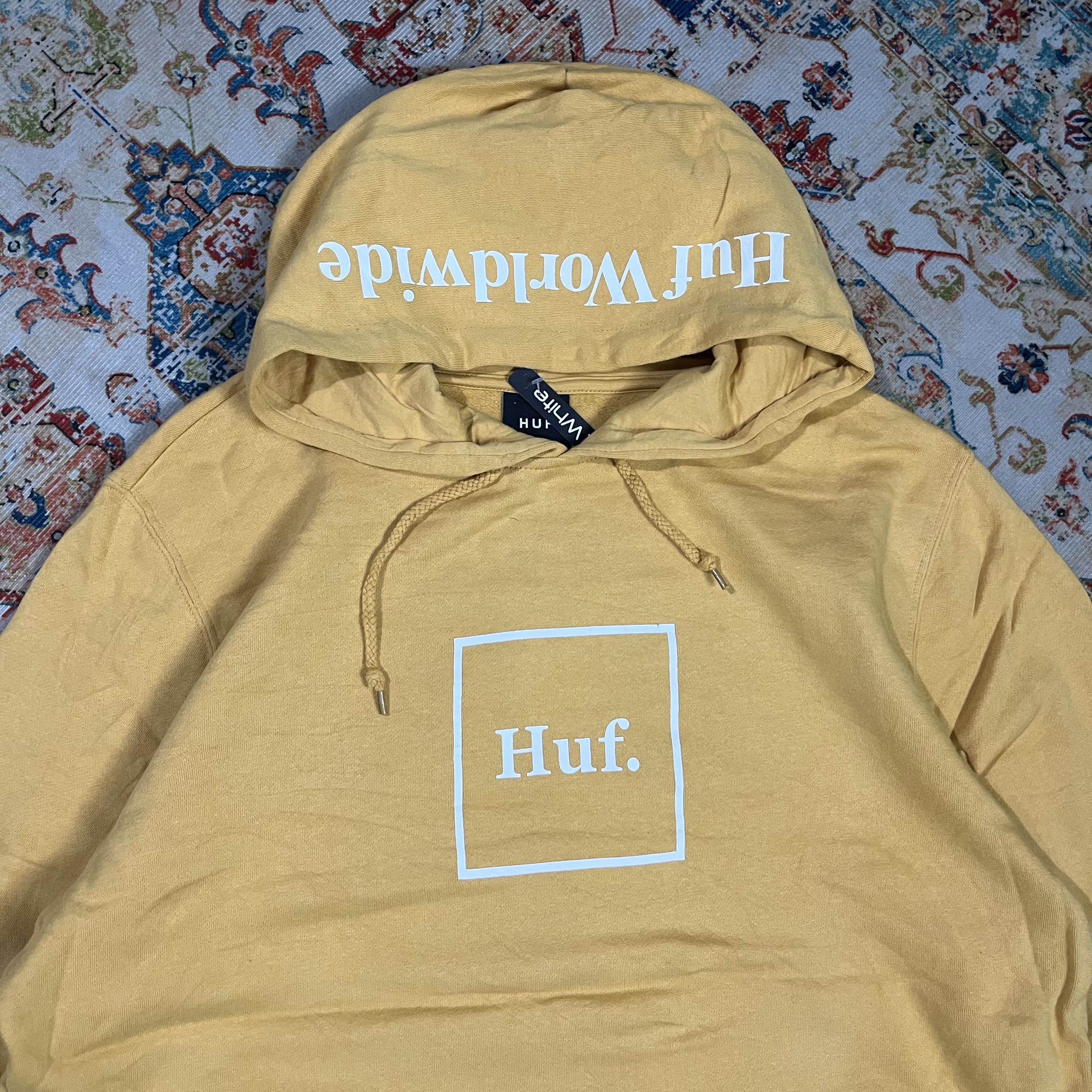 Huf × Vintage Huf worlide pullover hoodie Size US M / EU 48-50 / 2 - 5 Thumbnail