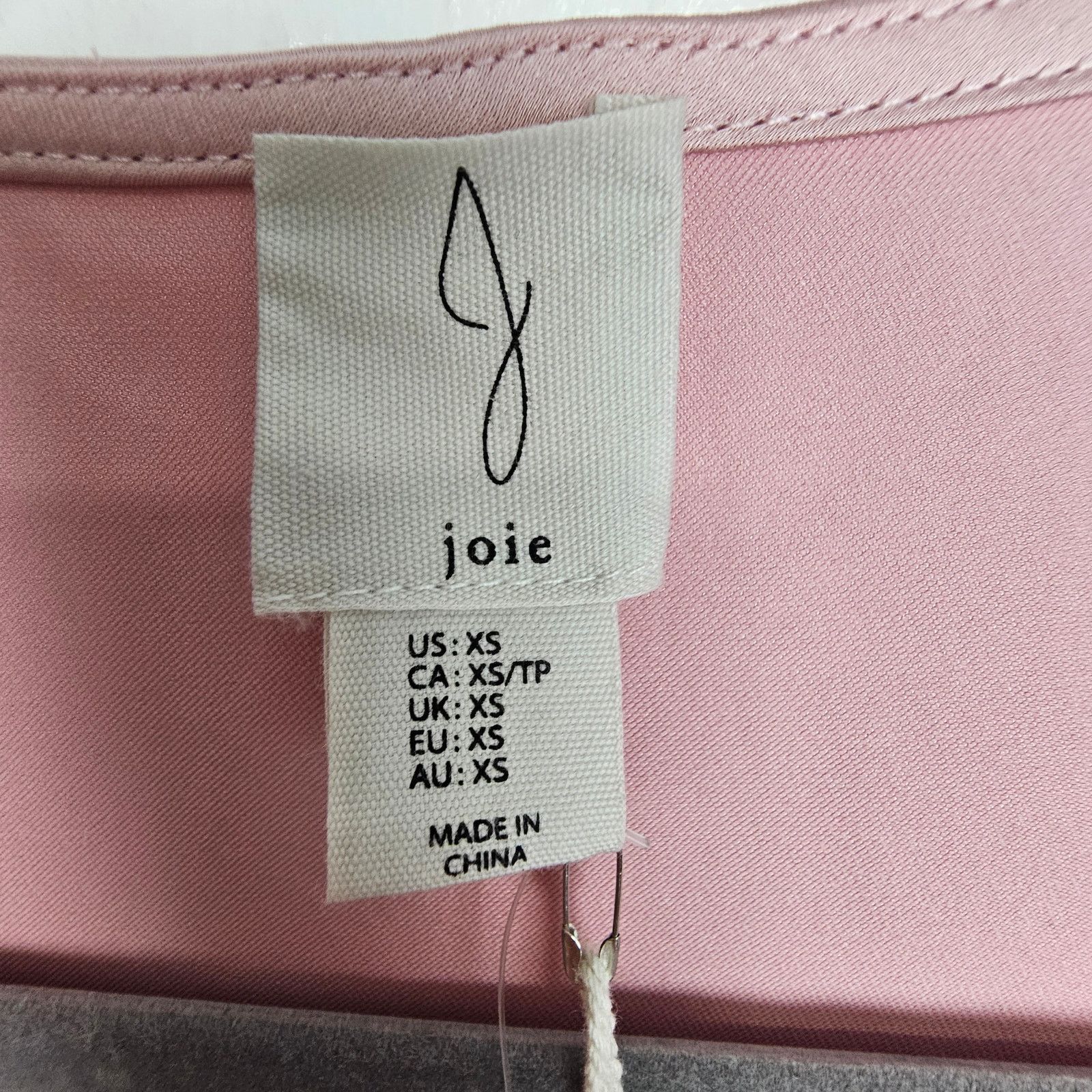 Joie Joie Womens Satin Blouse XS Lace Trim Coquette Soft Romantic Size XS / US 0-2 / IT 36-38 - 6 Thumbnail