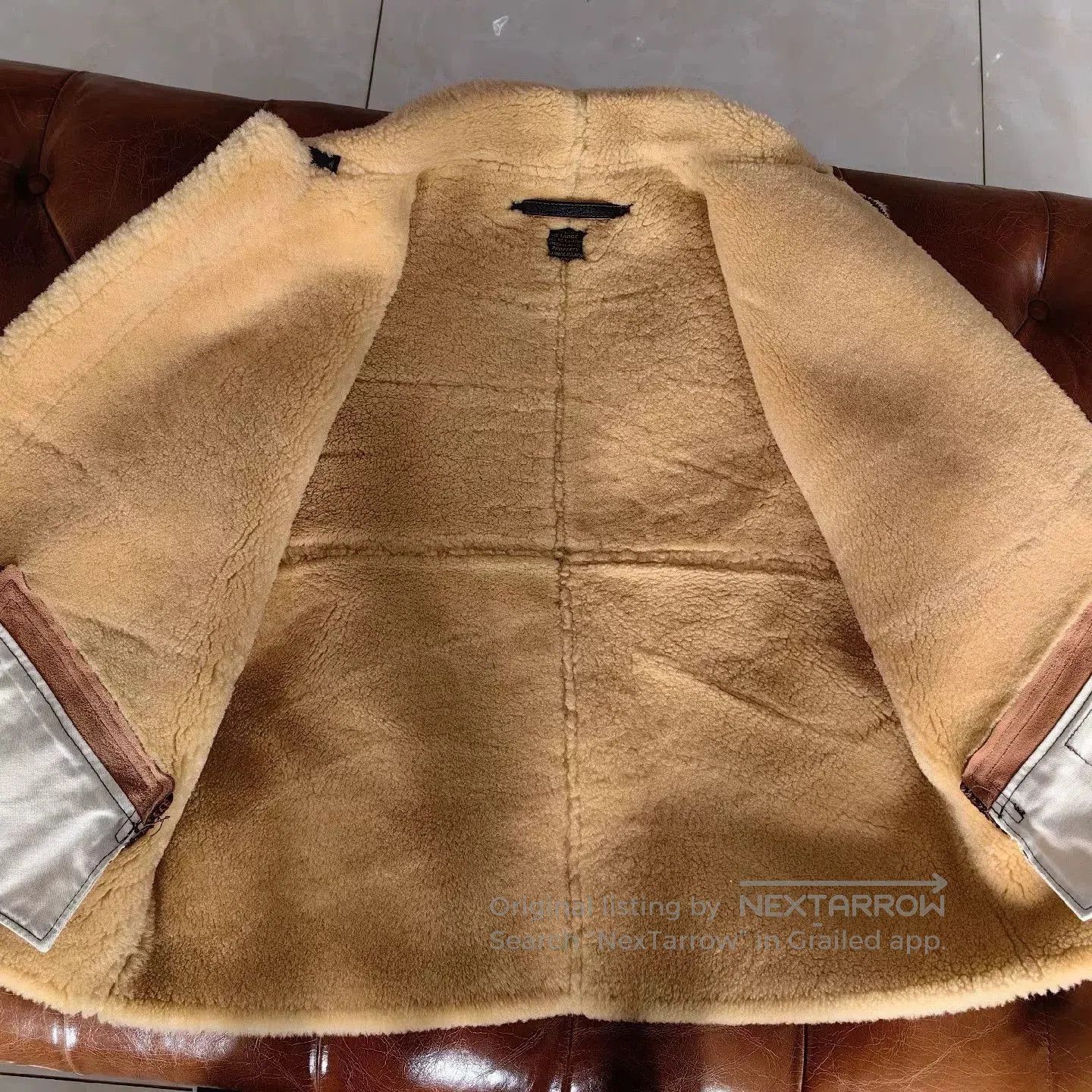 The Real McCoy's classic the real mccoy's d-1 pilot jacket. Size US M / EU 48-50 / 2 - 3 Thumbnail