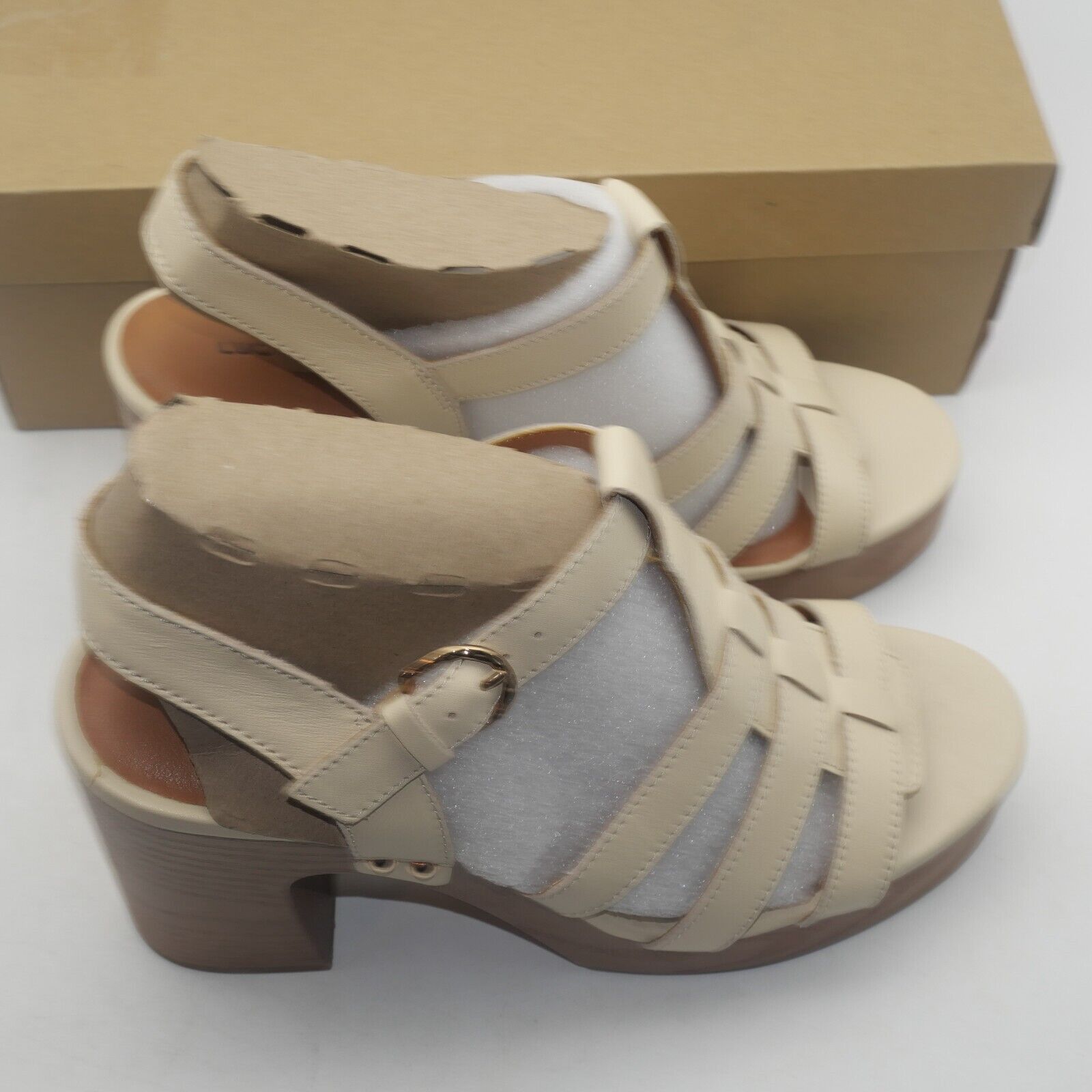 Lucky Brand NEW Lucky Brand Imana Leather Ankle Strap Sandals Heels Size US 9.5 / IT 39.5 - 6 Thumbnail