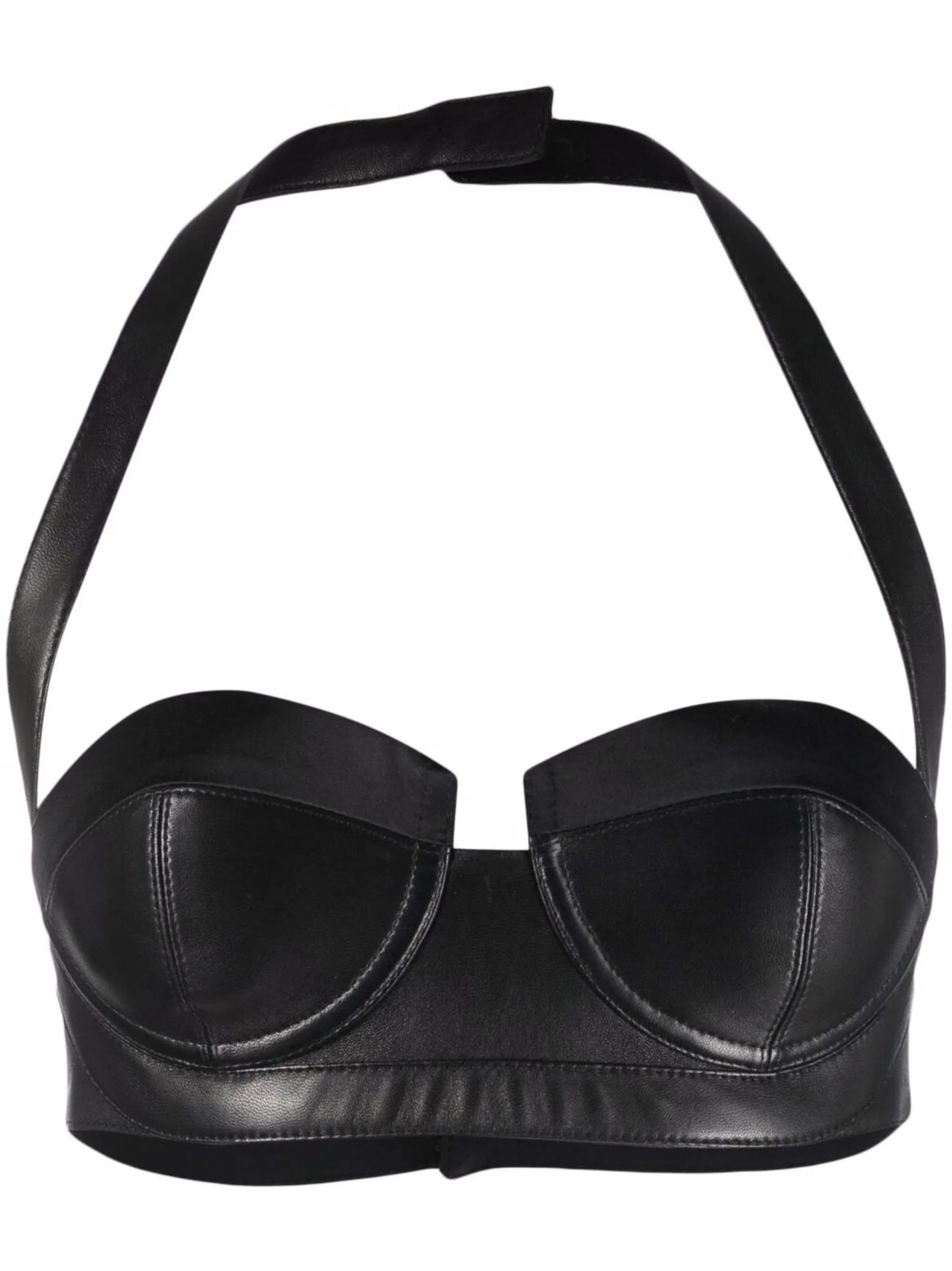 Balmain o1y0625 Crop Top in Black Size M / US 6-8 / IT 42-44 - 1 Thumbnail