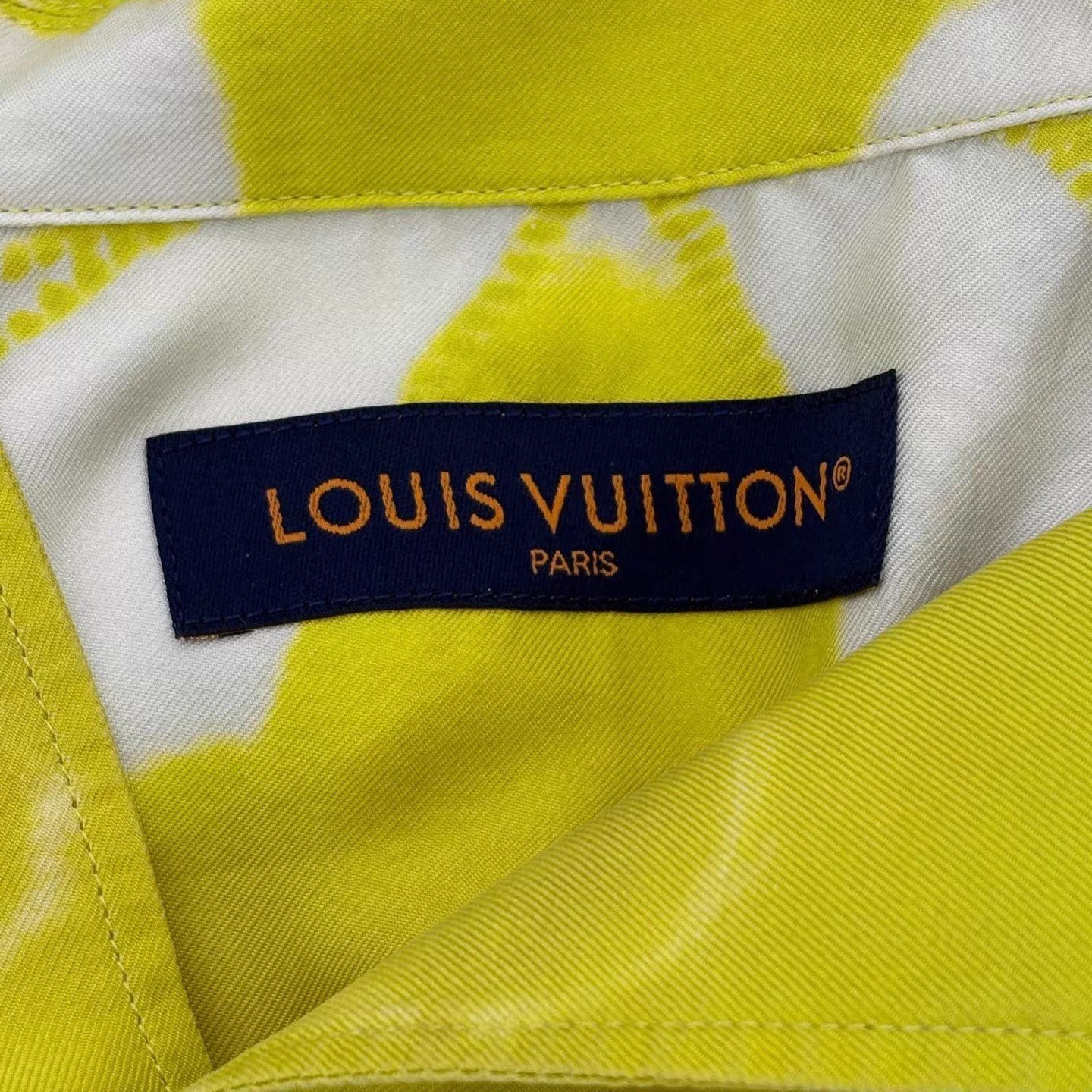 Louis Vuitton Yellow Patterned Short-Sleeve Shirt XS Size US XS / EU 42 / 0 - 3 Thumbnail