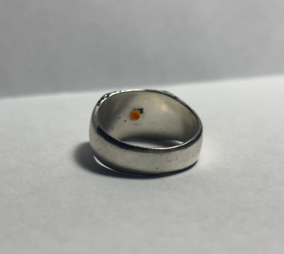 Handmade Size 9.5 Fire Citrine 925 Signet Ring Size ONE SIZE - 6 Thumbnail