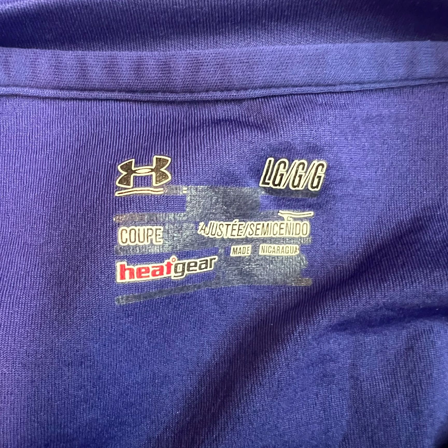 Under Armour Under Armour HeatGear T Shirt Mens Short Sleeves Blue L Size US L / EU 52-54 / 3 - 5 Thumbnail
