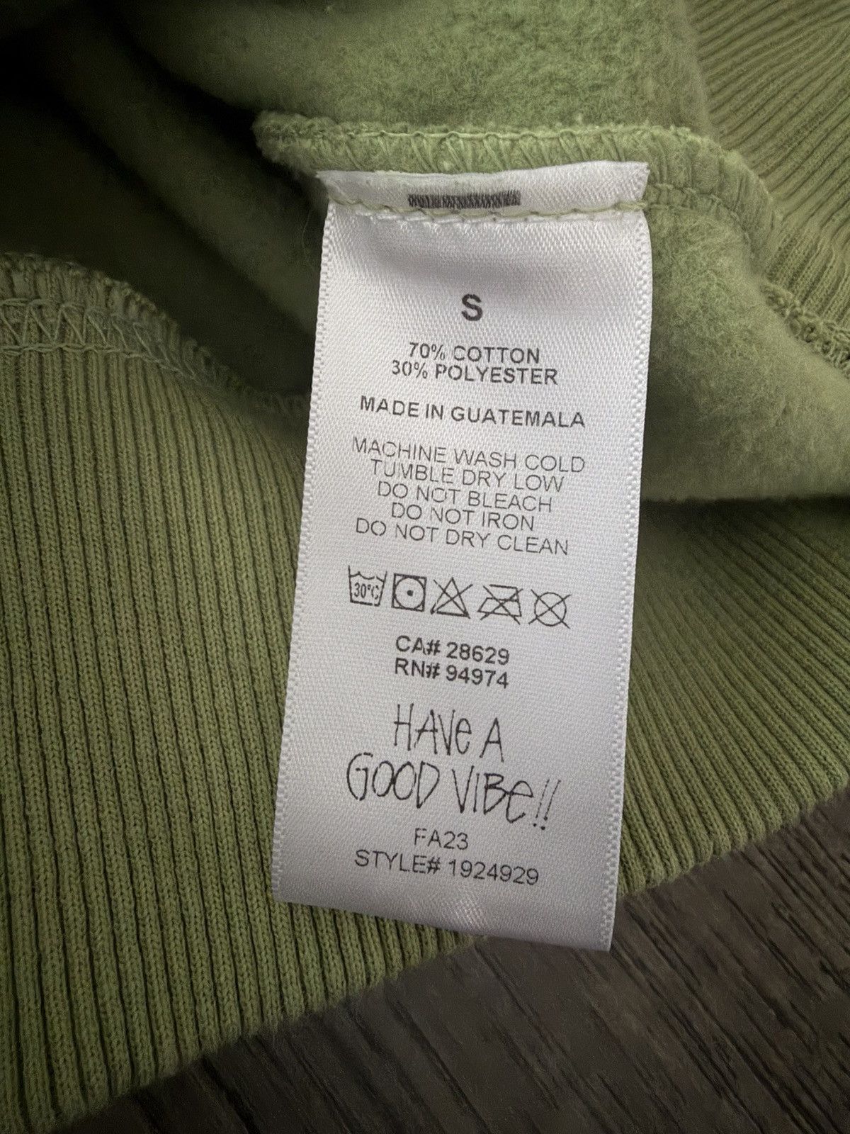 Stussy Stussy International Tribe Hoodie Green Size S Size US S / EU 44-46 / 1 - 4 Thumbnail