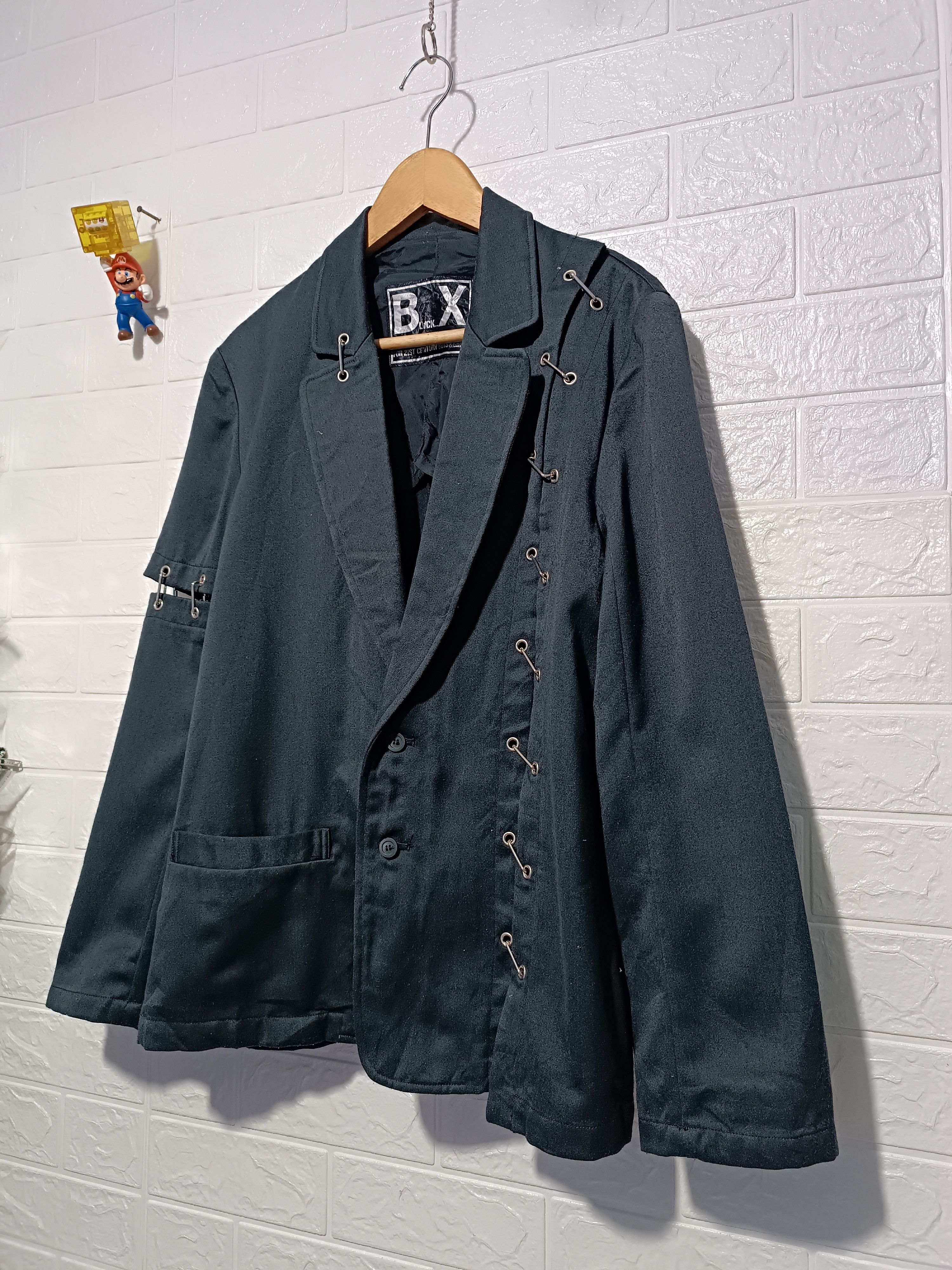 Japanese Brand Vintage Mad Punk Seditionaries Blazer Jacket Size US M / EU 48-50 / 2 - 2 Thumbnail