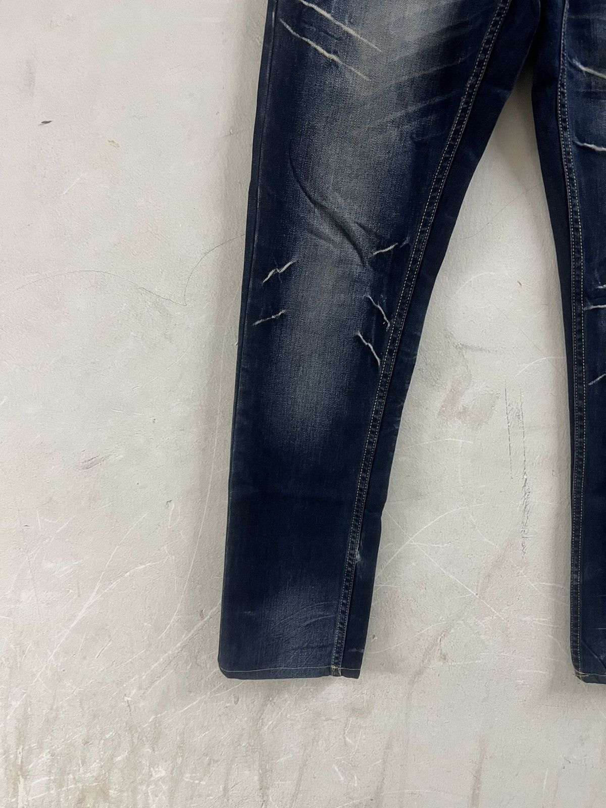 If Six Was Nine × Japanese Brand × Vintage SICK‼️SEMANTICS DESIGN DISTRESSED DENIM PANT Size US 30 / EU 46 - 3 Thumbnail