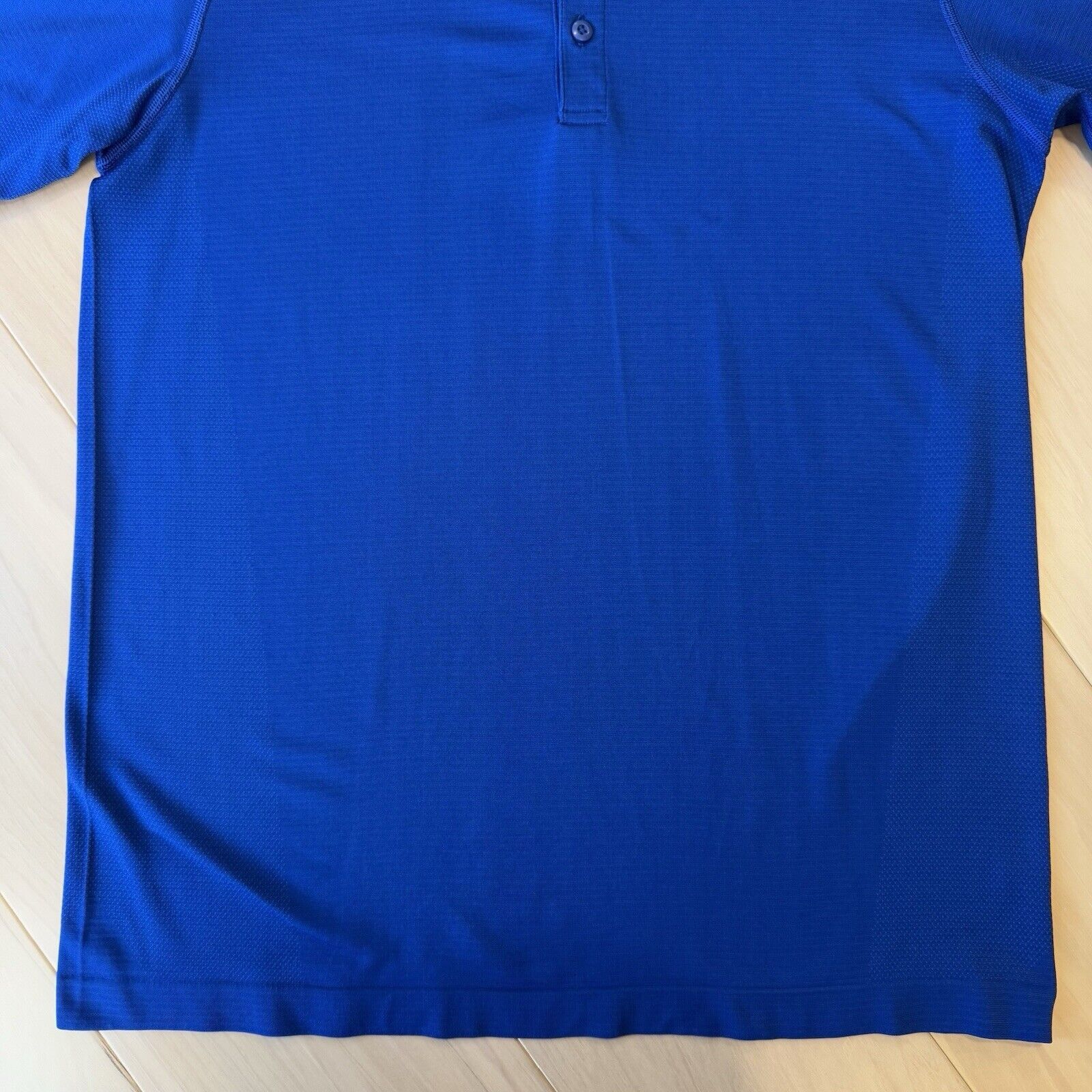 Lululemon Lululemon Polo Shirt Blue Short Sleeve Metal Vent Sportswear Size US L / EU 52-54 / 3 - 4 Thumbnail