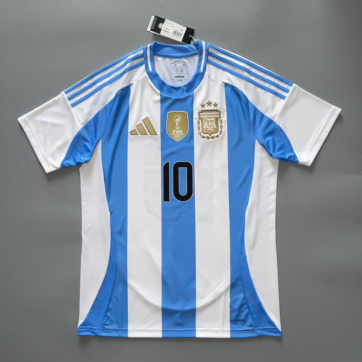 Other NWT ARGENTINA ADIDAS 2024 FOOTBALL HOME JERSEY #10 MESSI Size US M / EU 48-50 / 2 - 2 Thumbnail