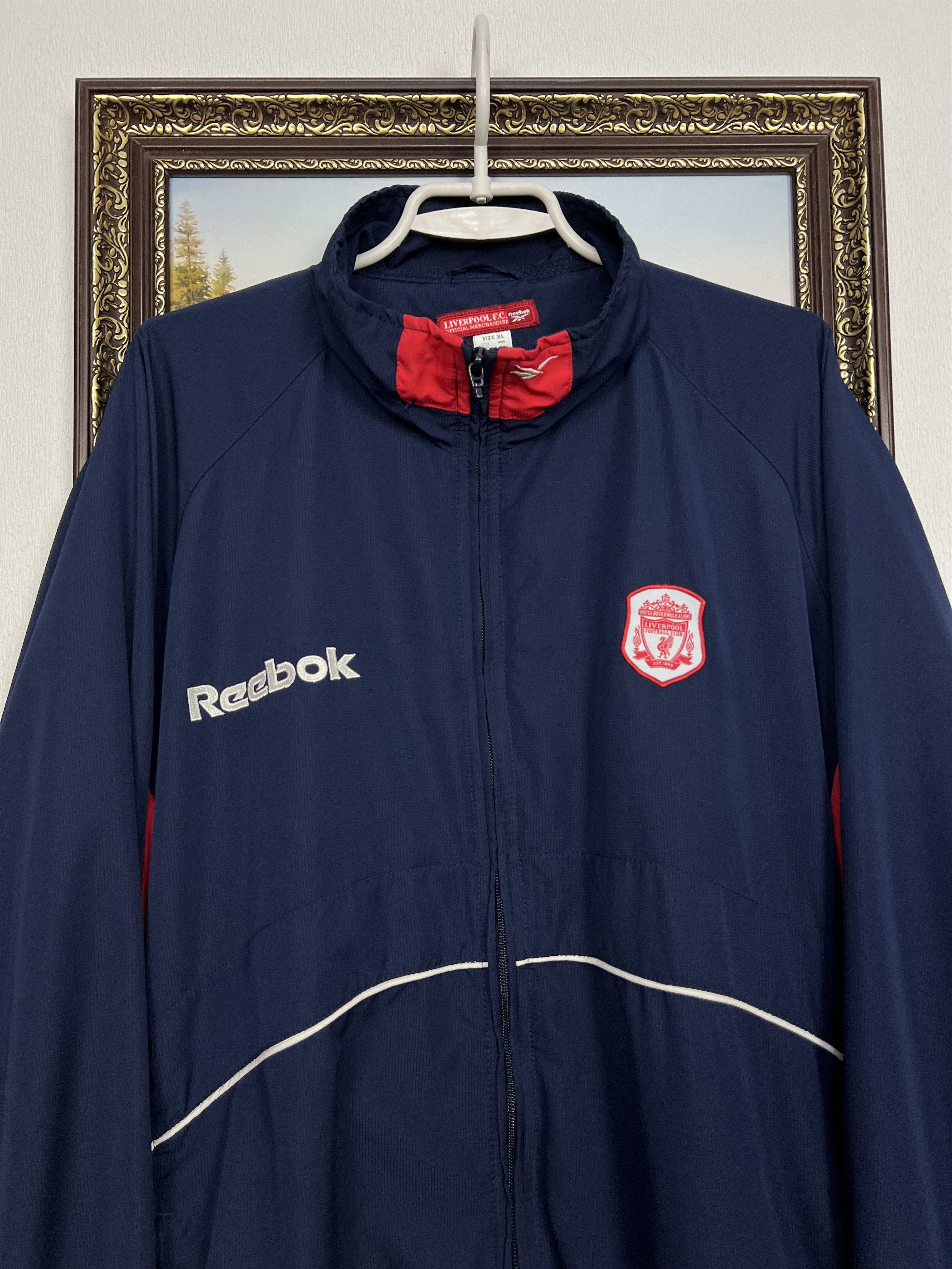 Reebok Vintage 2000's Liverpool Football Jacket Soccer Track Top Size US XL / EU 56 / 4 - 2 Thumbnail