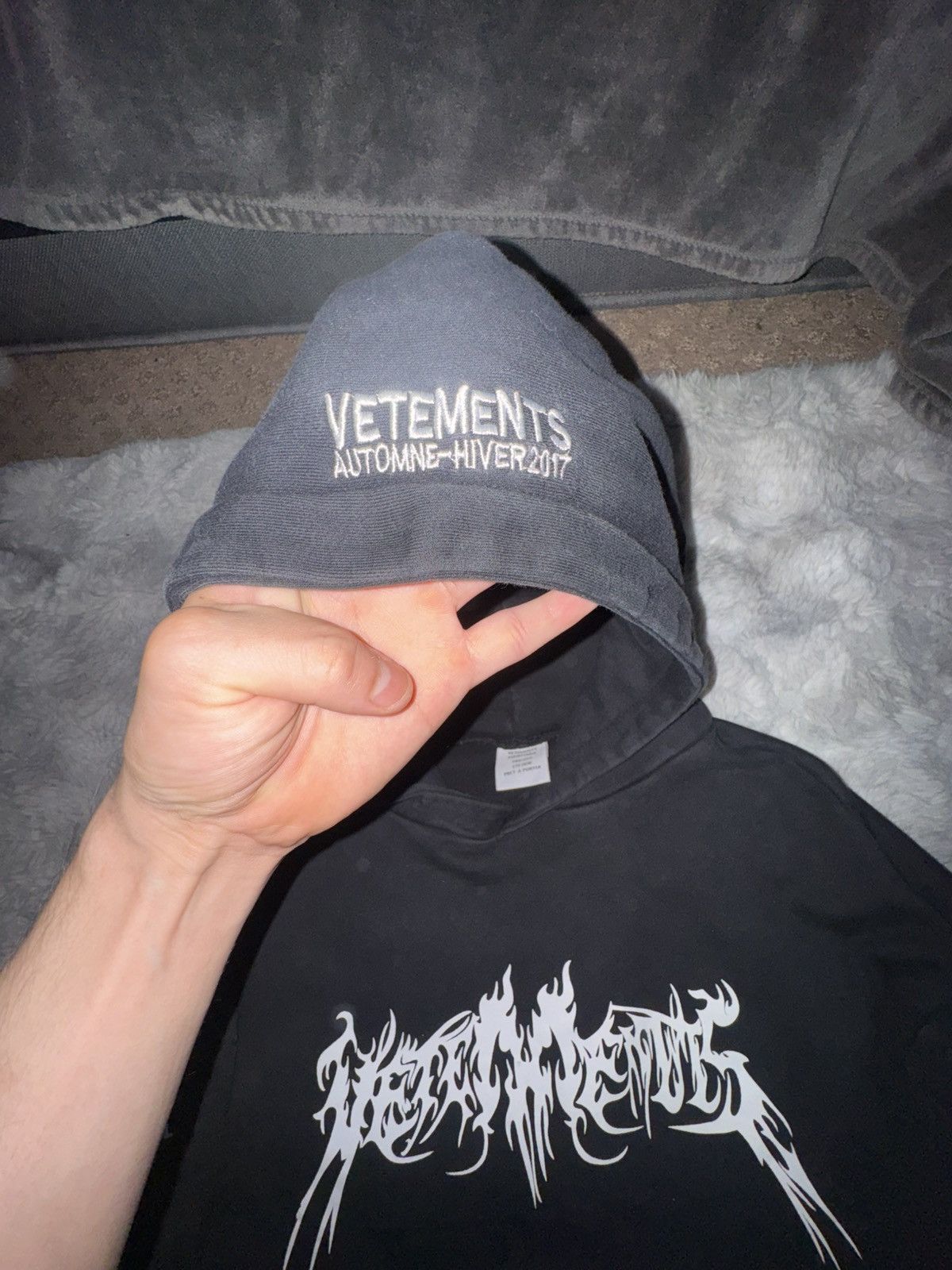Vetements Total ****ing darkness hoodie Size S / US 4 / IT 40 - 4 Thumbnail