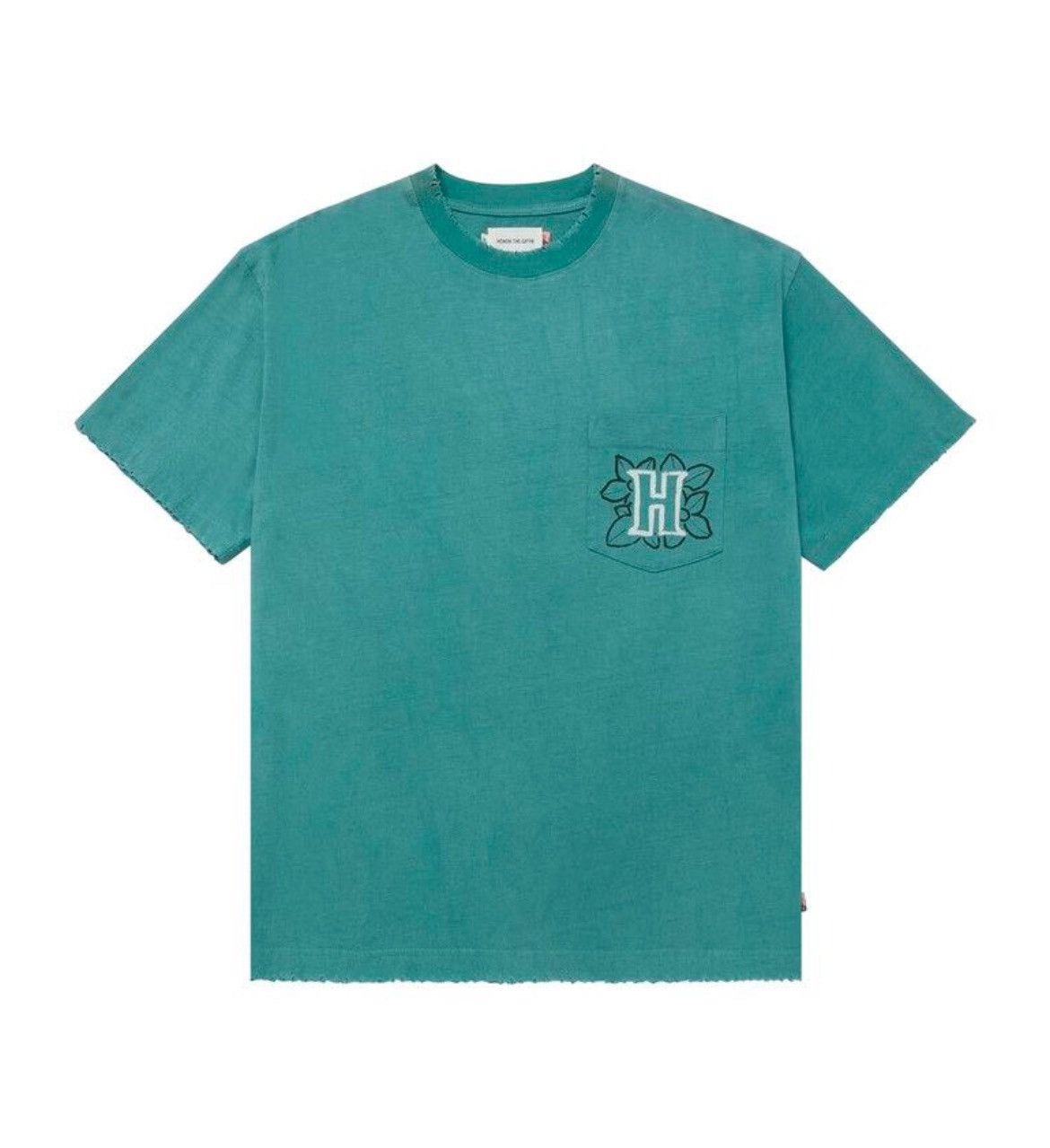 Honor the Gift Honor The Gift Teal Floral Pocket Tee T-Shirt Men’s Large Size US L / EU 52-54 / 3 - 1 Thumbnail