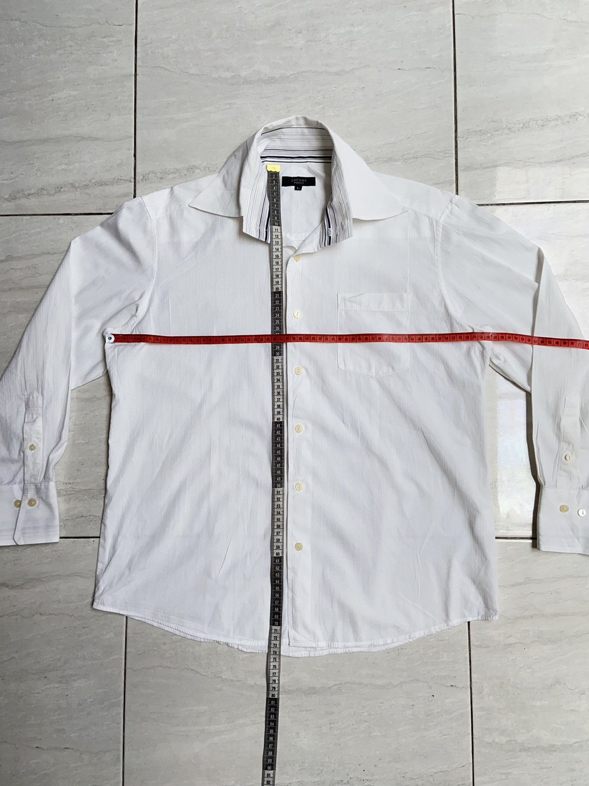 Yohji Yamamoto SACSNY Y’SACCS White Shirt Size US L / EU 52-54 / 3 - 7 Thumbnail