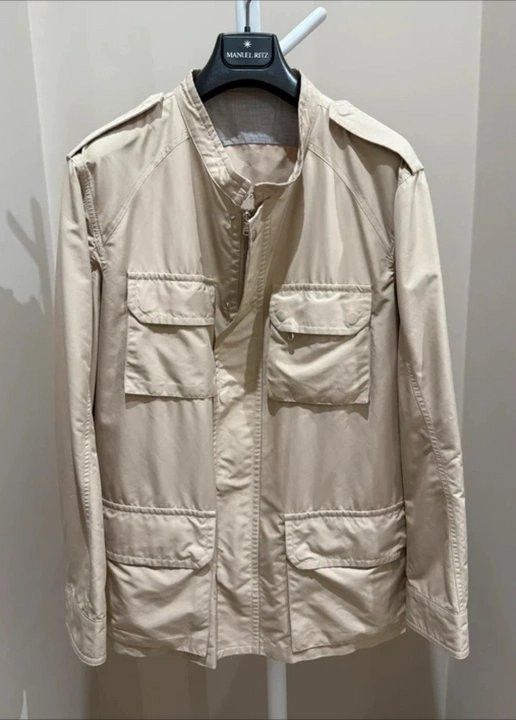 Brunello Cucinelli Brunello Cucinelli Field Jacket Size 54 Beige Size US L / EU 52-54 / 3 - 1 Thumbnail