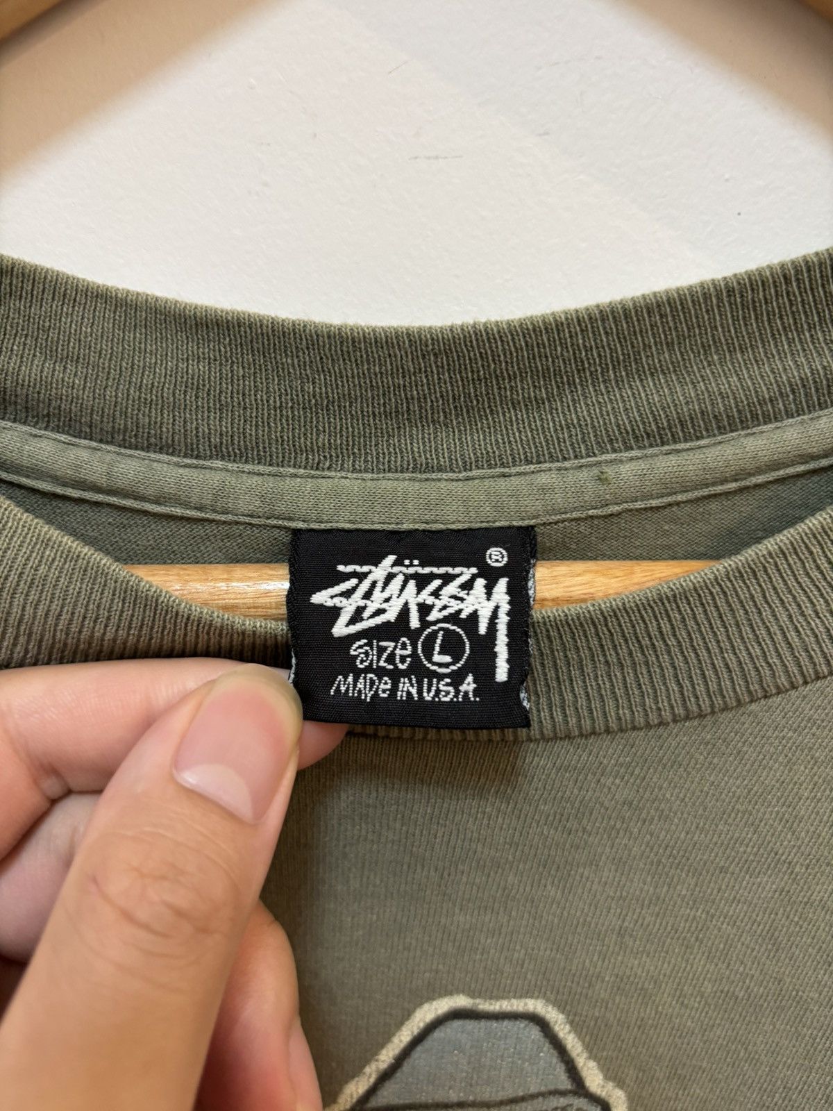 Stussy Vintage 90's Stussy Peace and Prosperity Size US L / EU 52-54 / 3 - 3 Thumbnail