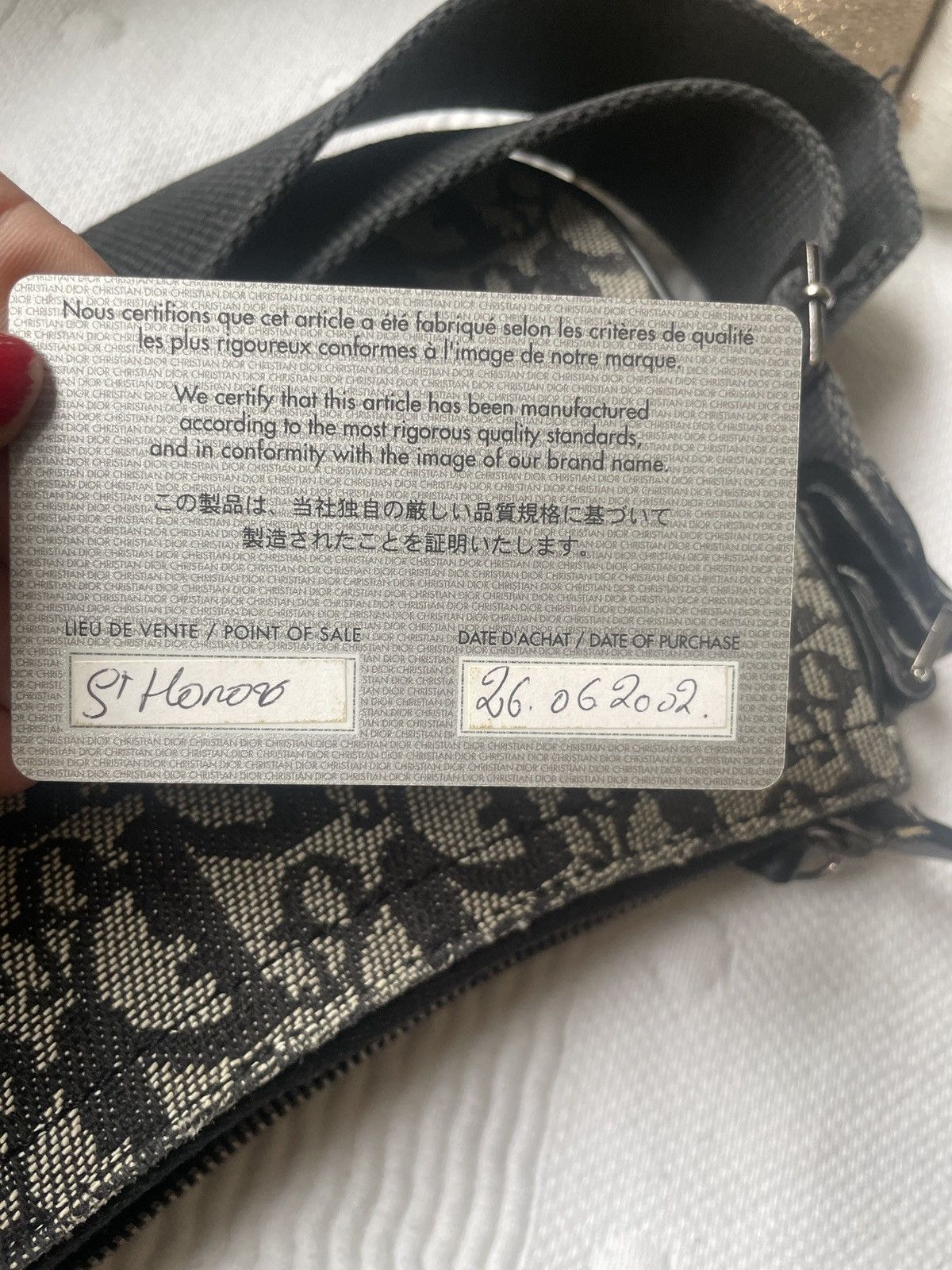 Dior CHRISTIAN DIOR Saddle monogram bag Size ONE SIZE - 12 Thumbnail