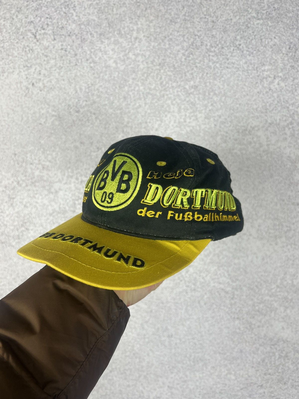 Vintage Vintage 90s Borussia Dortmund BVB 09 Soccer Football Cap Hat Size ONE SIZE - 3 Thumbnail