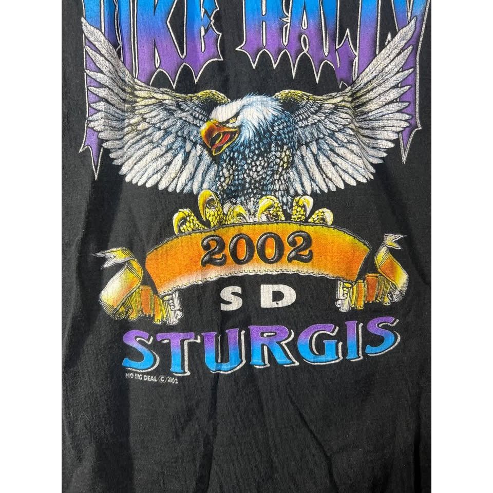 Other Vintage Sturgis Bike Rally Motorcycle Eagle Grunge Mens Tshi Size US L / EU 52-54 / 3 - 4 Thumbnail