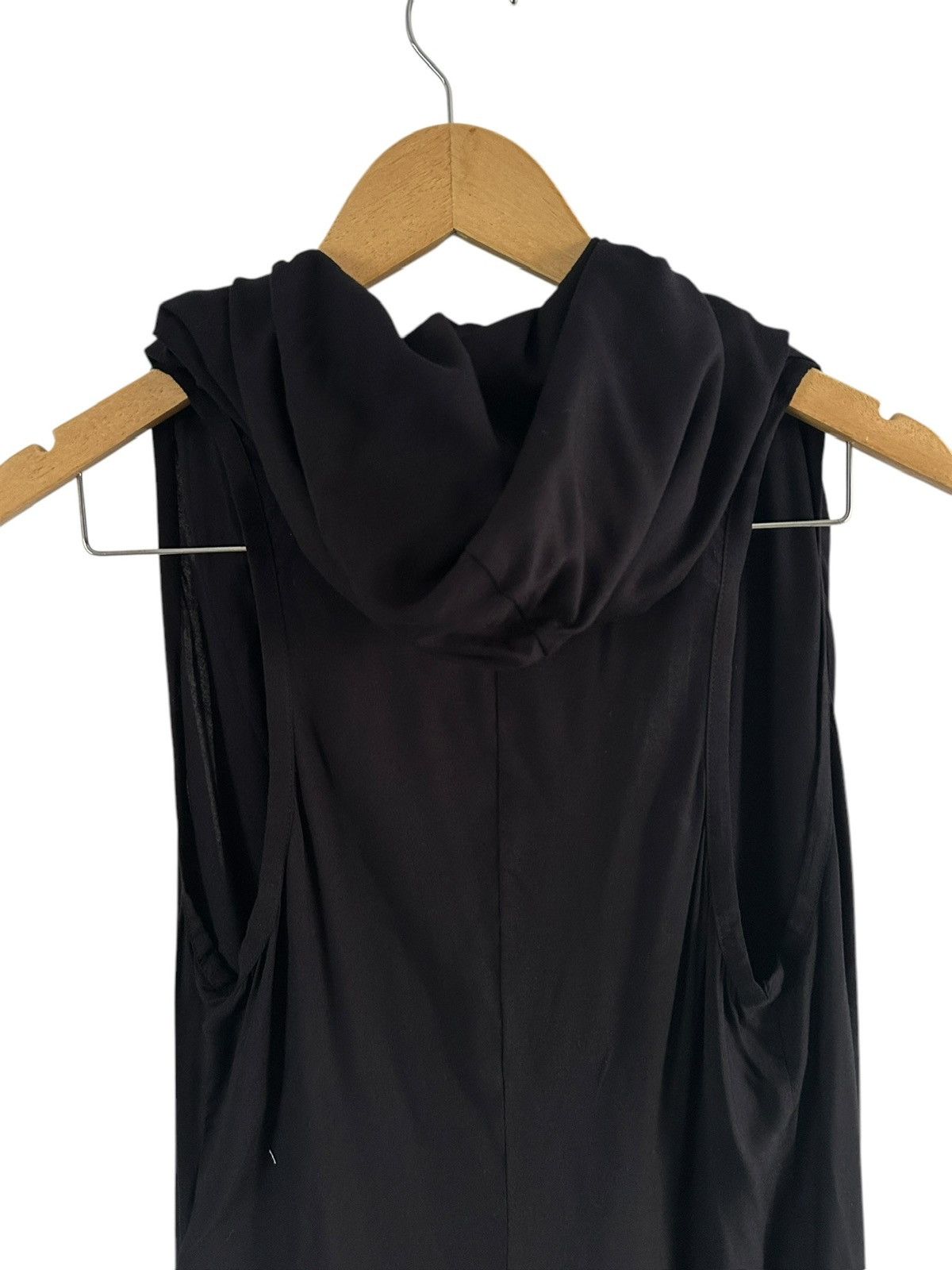 Ann Demeulemeester S/S 09 Draped Tunic With Hood Size XS / US 0-2 / IT 36-38 - 6 Thumbnail