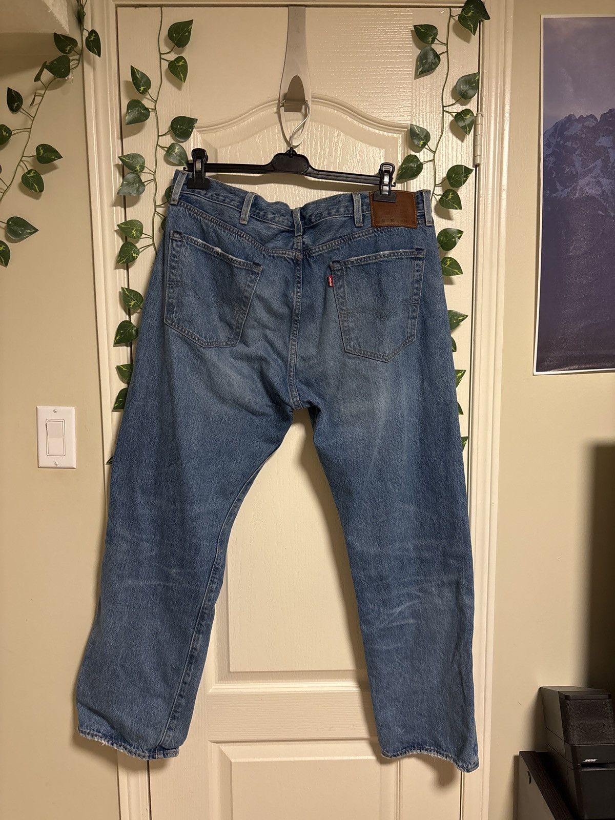 Levi's Levis 1993 Big E wide leg Jeans Streetwear Style Size US 38 / EU 54 - 2 Thumbnail