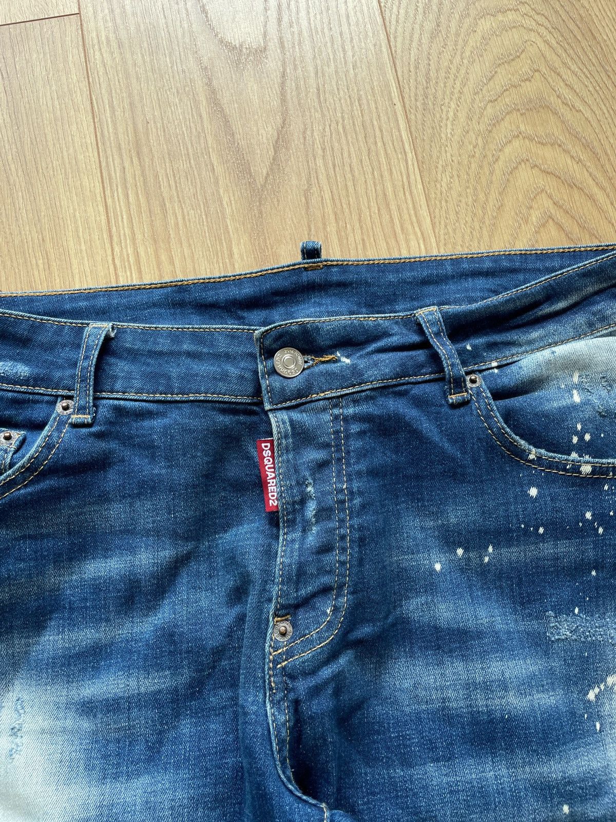 Dsquared2 Dsquared2 Cool Guy Jeans Jean Painted Distressed Size US 34 / EU 50 - 3 Thumbnail