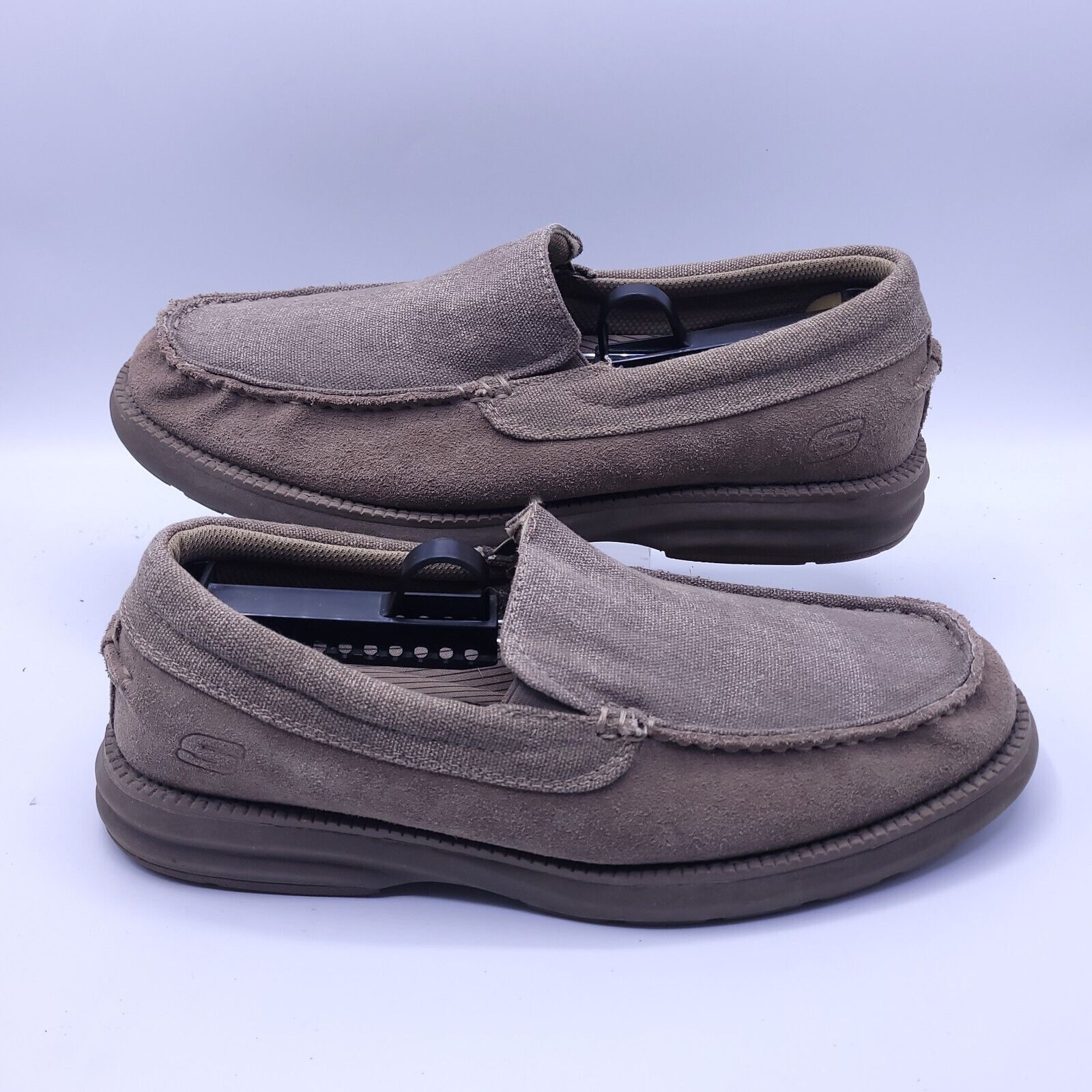 SKECHERS Skechers Relaxed Fit Memory Foam Shoe Men Size 9 64312 Beige Size US 9 / EU 42 - 6 Thumbnail