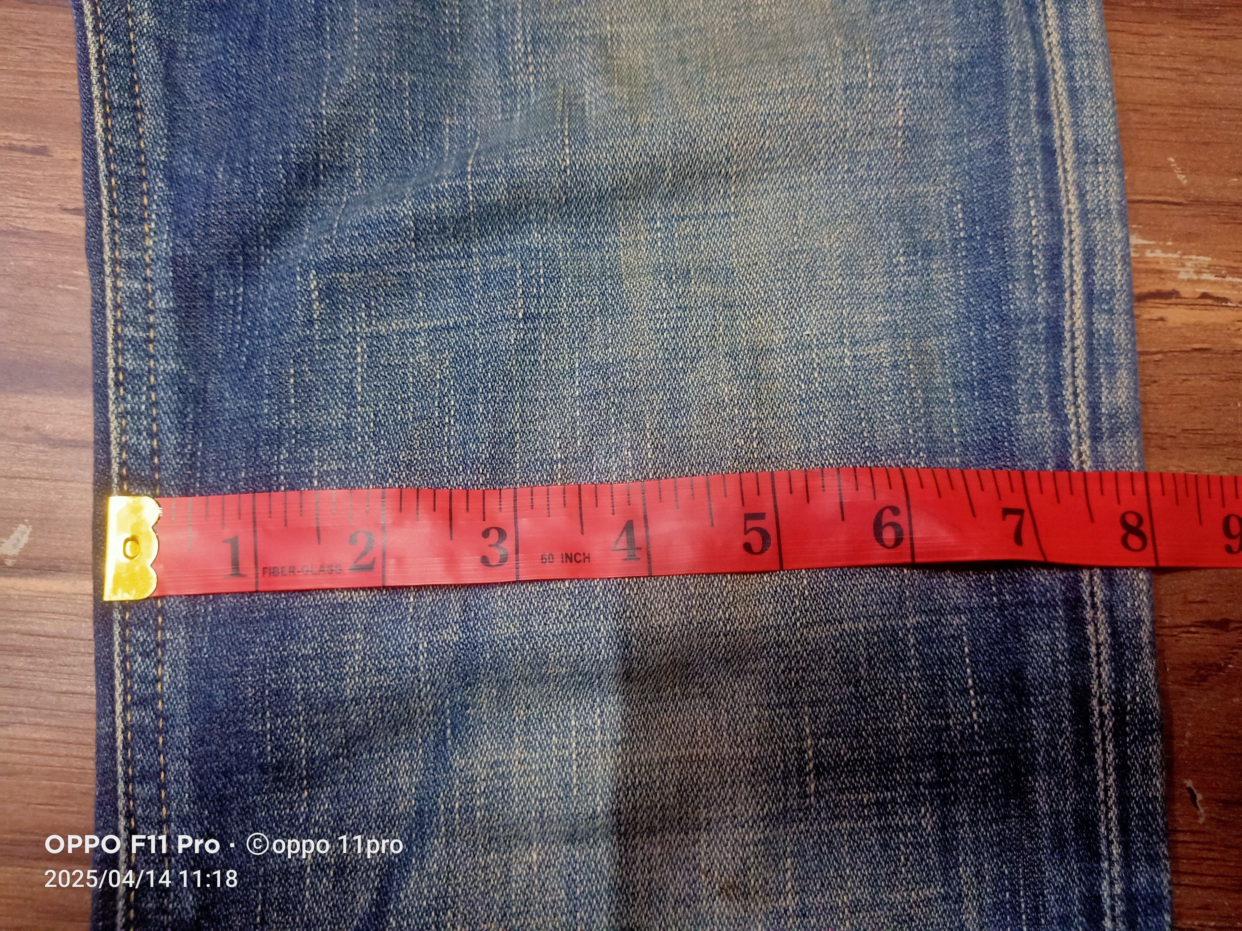 If Six Was Nine × Le Grande Bleu (L.G.B.) × Wrangler Wrangler Vtg Euro Fit Flare Denim Non Selvedge Size US 30 / EU 46 - 17 Thumbnail
