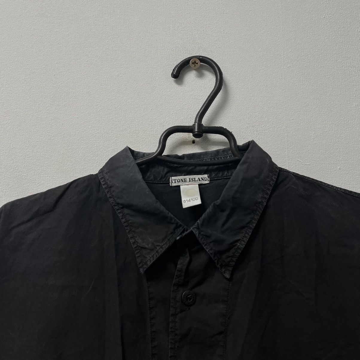 Stone Island Vintage Stone Island Black Shirt Rare Size US L / EU 52-54 / 3 - 4 Thumbnail