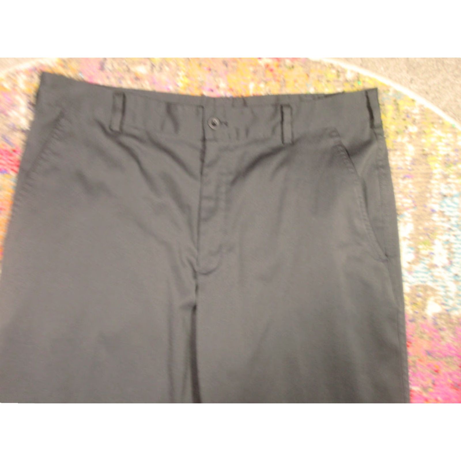 Nike Nike Golf Pants Mens Regular 32x32 Black Flat Front Dri-Fit Quick Dry Stretch Chino Athletic" Size US 32 / EU 48 - 4 Thumbnail