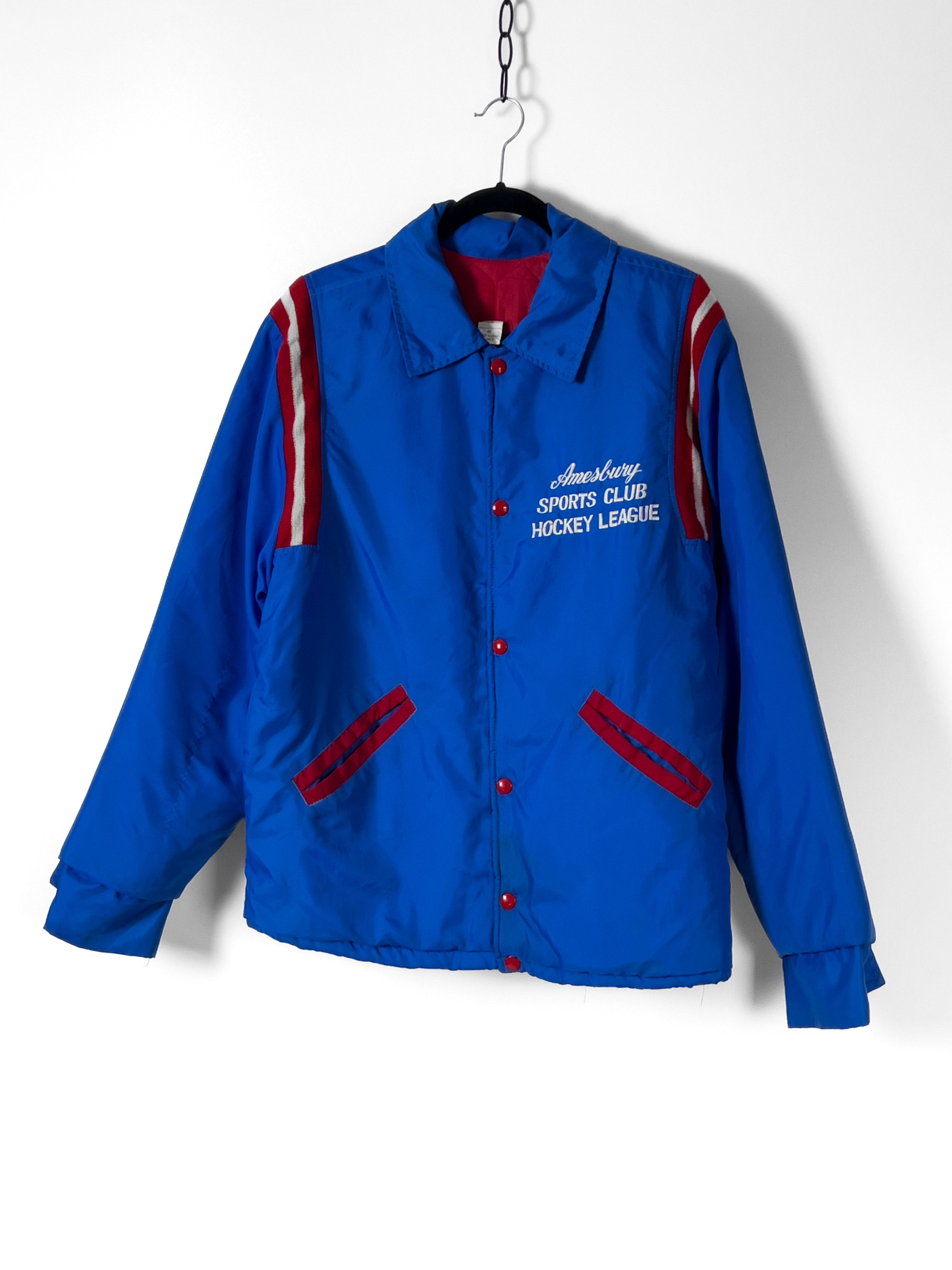 Vintage Amesbury Sports Club Hockey League Coach Jacket (70–80s) Size US L / EU 52-54 / 3 - 2 Thumbnail