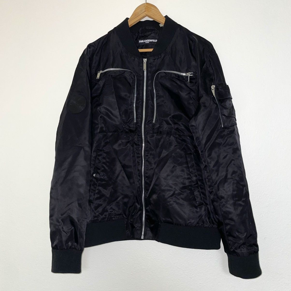 Karl Lagerfeld Karl Lagerfeld Bomber Jacket Size US M / EU 48-50 / 2 - 7 Thumbnail