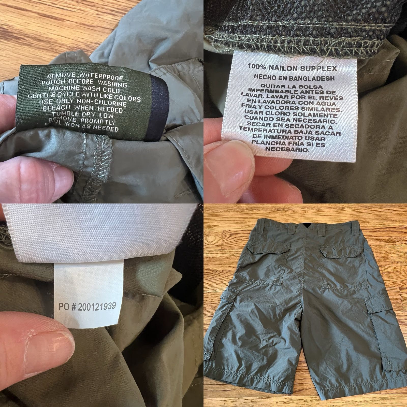 Vintage Boy Scouts of America Men's Small Green Centennial Nylon Uniform Shorts Size US 29 - 8 Thumbnail