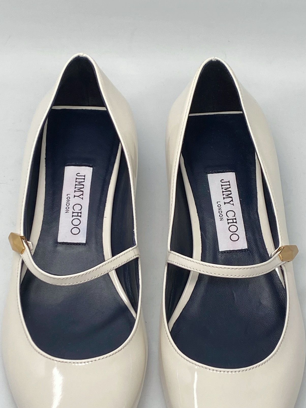 Jimmy Choo Jimmy Choo Carolyn Leather Mary Jane Flats size 38.5 Size US 8.5 / IT 38.5 - 10 Thumbnail