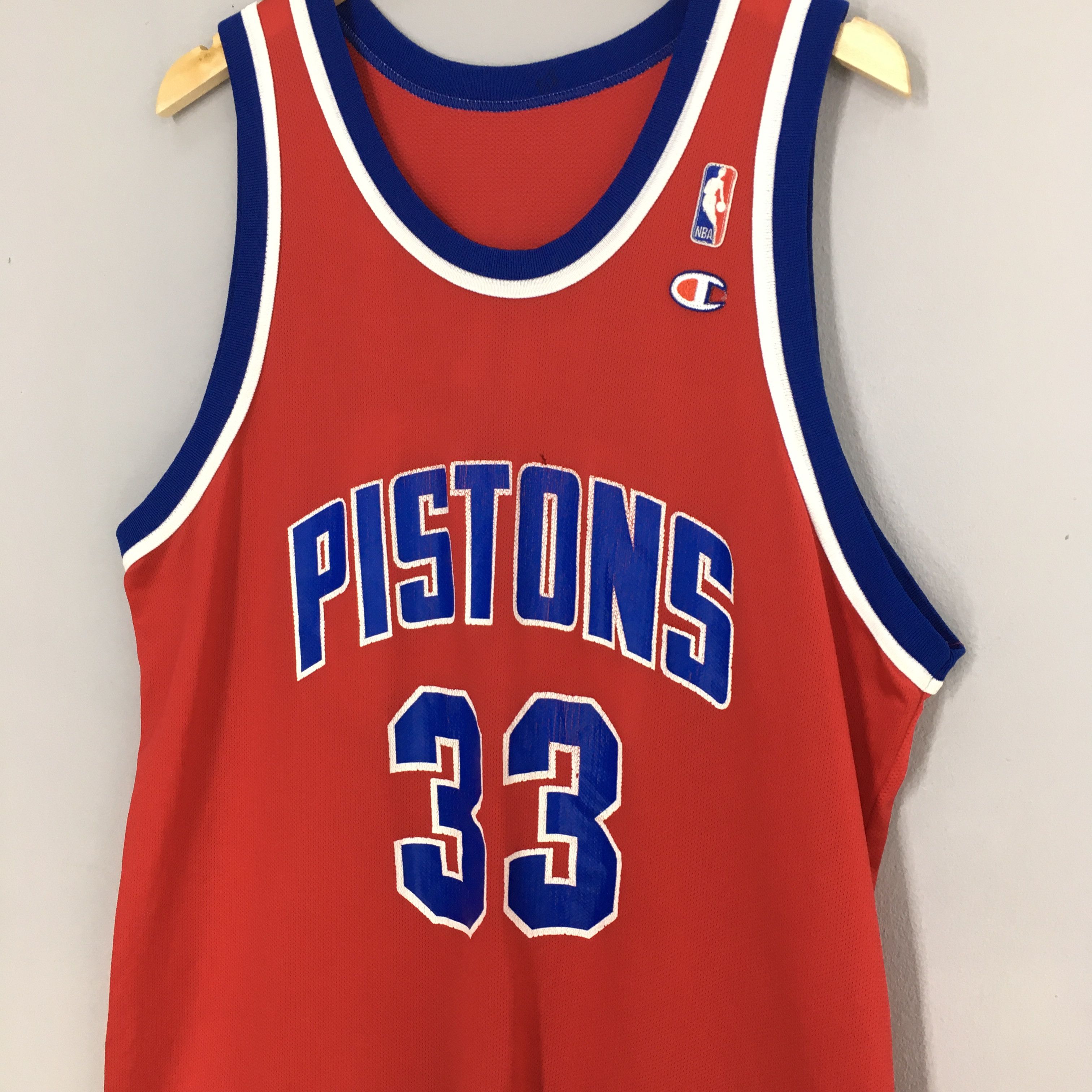 Champion × NBA Pistons Basketball Nba Grant Hill #33 Champion Jersey Size US L / EU 52-54 / 3 - 4 Thumbnail