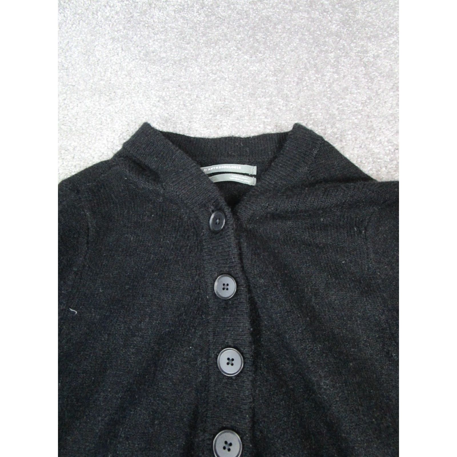 Anthropologie VINTAGE Anthropologie Sweater Womens Small Black Knit Size S / US 4 / IT 40 - 2 Thumbnail
