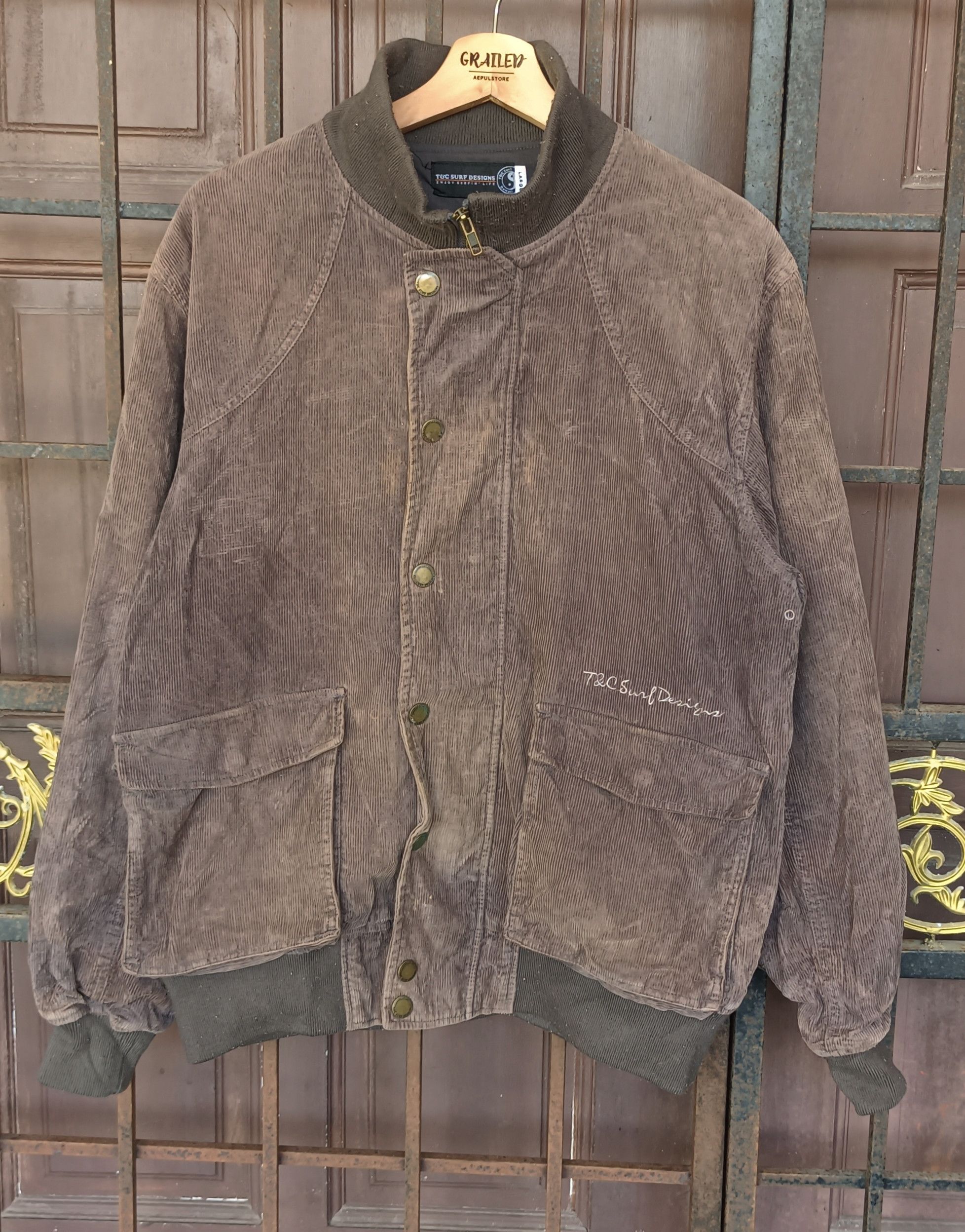 Other Vintage🔥 T&C Surf Hawaai Coduroy Jacket Size US L / EU 52-54 / 3 - 3 Thumbnail