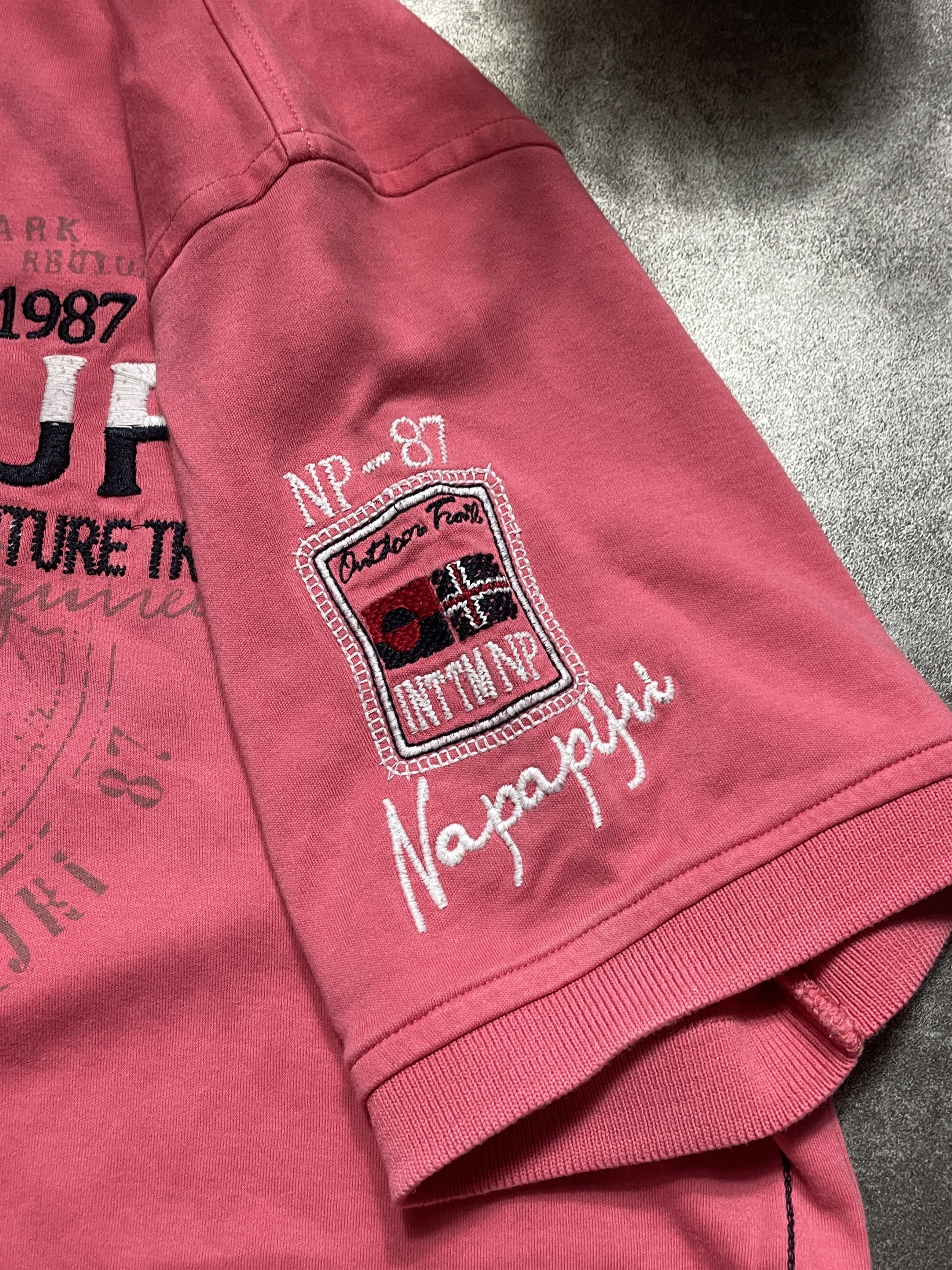 Napapijri ❗️RARE❗️Napapijri Vintage Y2K T-Shirt Spellout Size US XXL / EU 58 / 5 - 8 Thumbnail