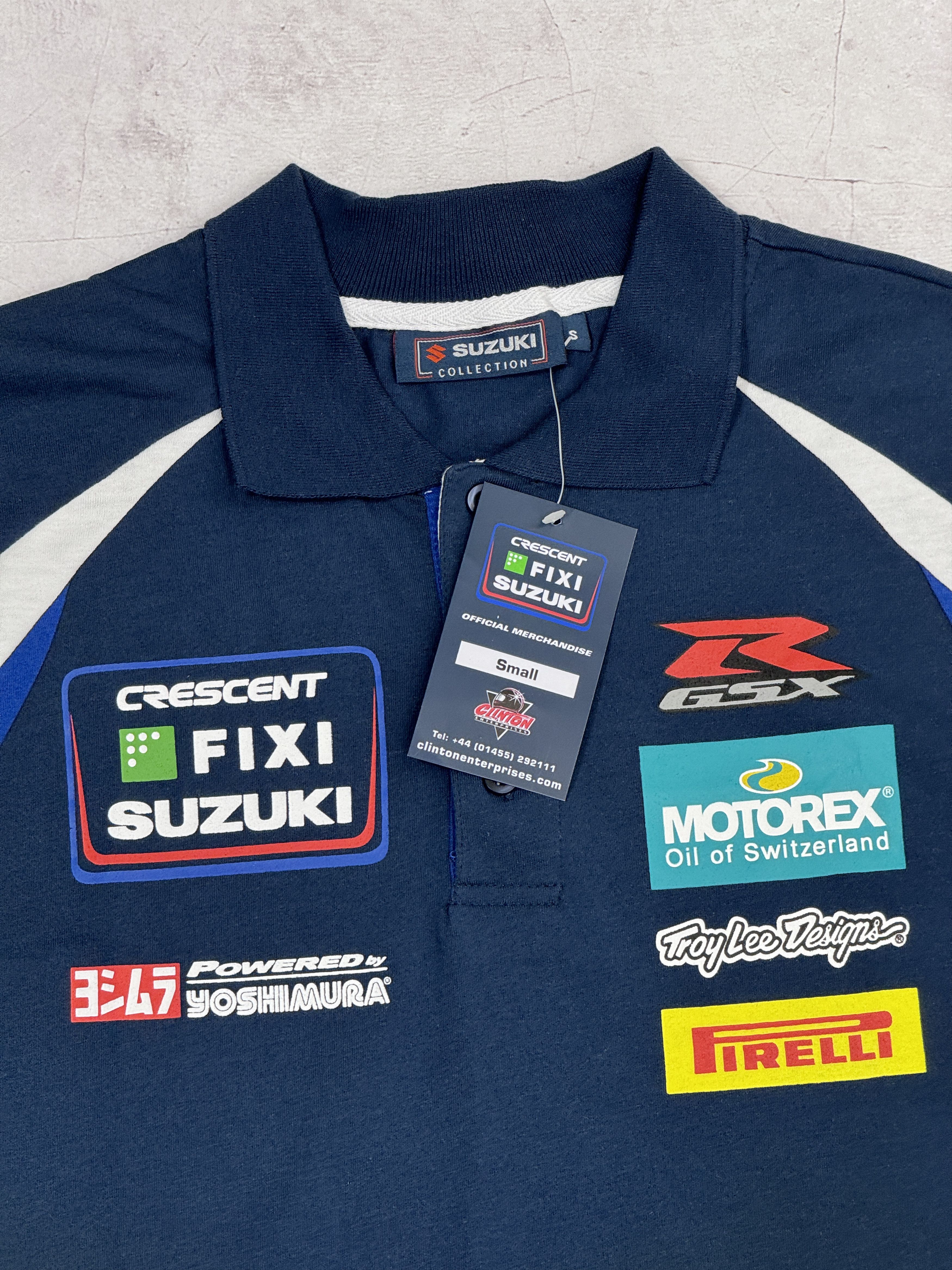 Other Crescent Fixi Suzuki World Superbike Team Polo T-Shirt Size US S / EU 44-46 / 1 - 4 Thumbnail