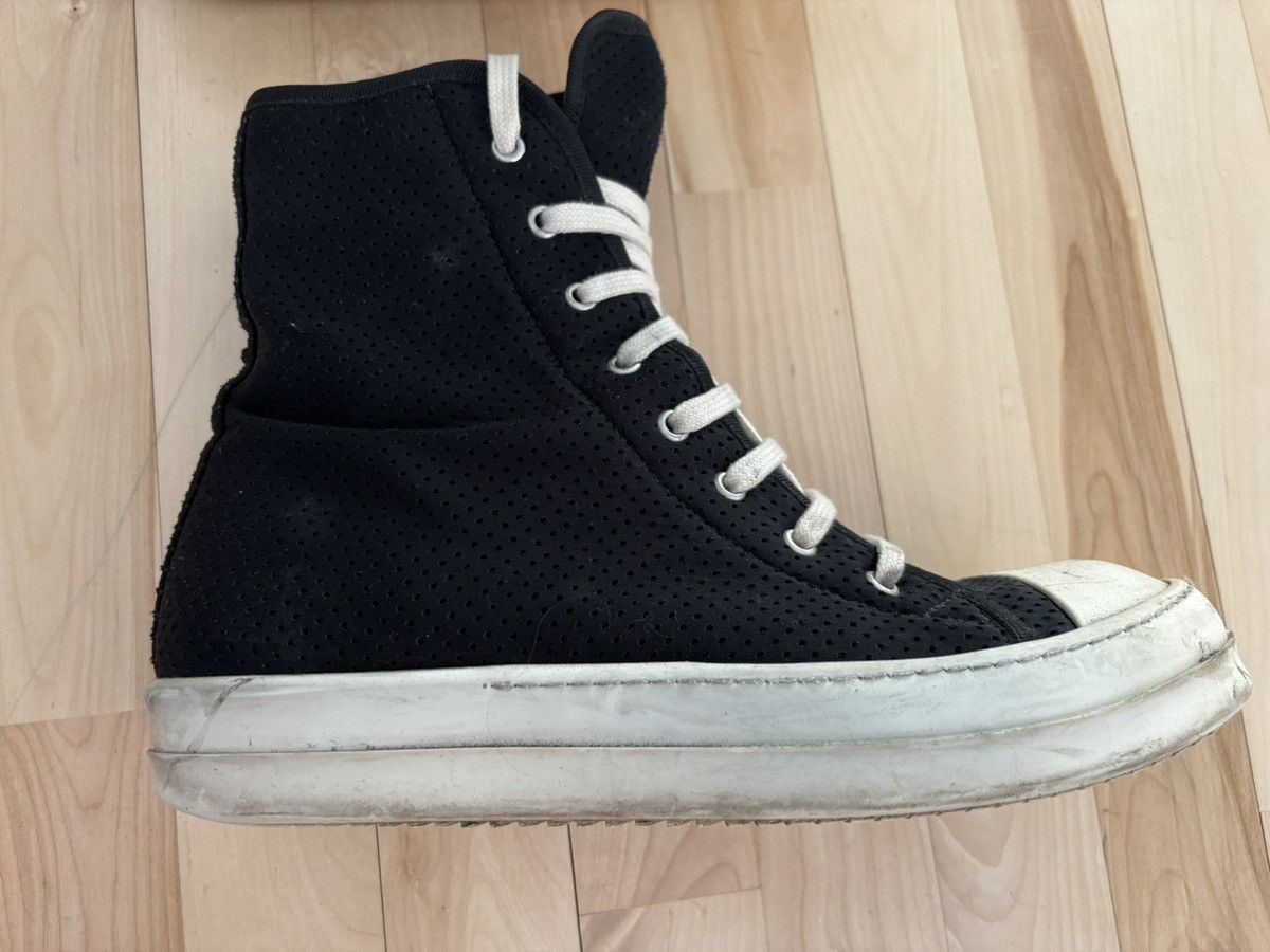 Rick Owens DRKSHDW Perforated Ramones Size US 9.5 / EU 42-43 - 3 Thumbnail