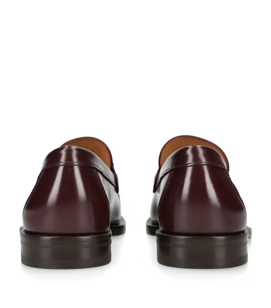Salvatore Ferragamo o1s1rm0725 Loafers in Burgundy Size US 7 / EU 40 - 2 Thumbnail