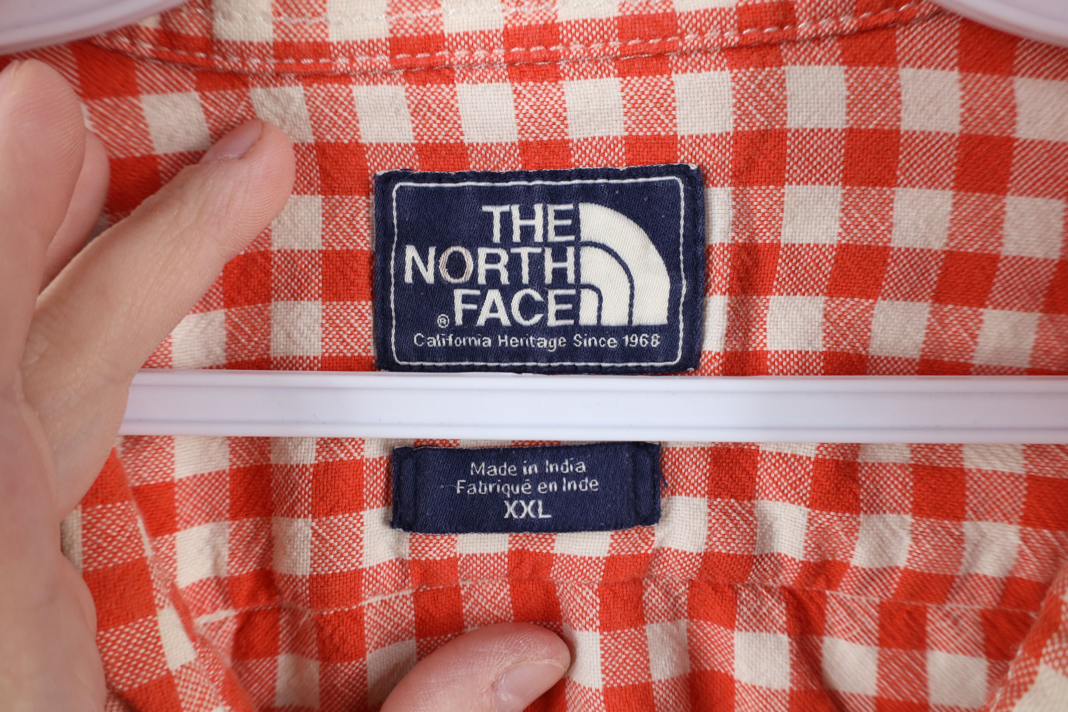 The North Face × Vintage Vintage The North Face Flannel Collared Button Shirt Plaid Size US XXL / EU 58 / 5 - 9 Thumbnail