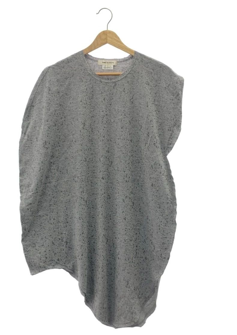 Comme des Garcons Comme Des Garcons Distorted asymmetric printed long T-shir Size S / US 4 / IT 40 - 1 Thumbnail