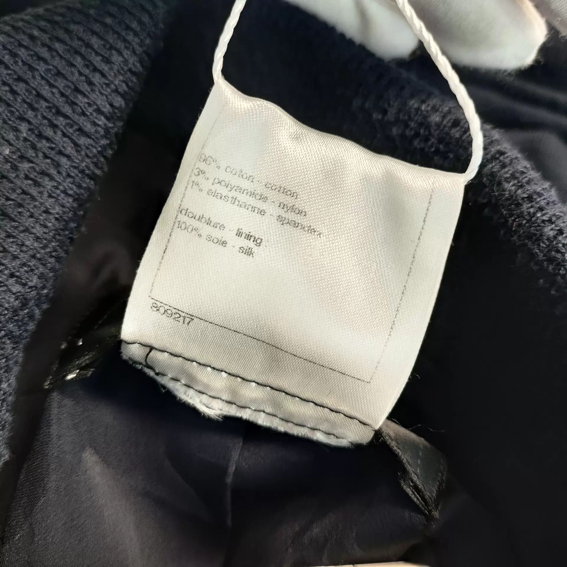 Chanel CHANEL Navy Blue Two-Tone Women's Jacket Size 38 Size S / US 4 / IT 40 - 6 Thumbnail