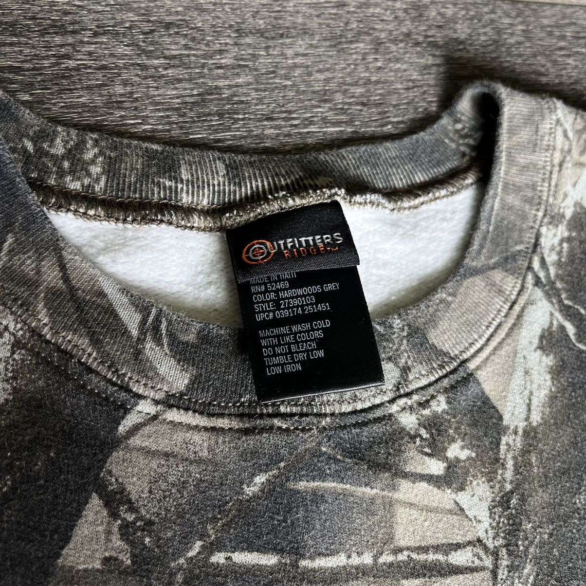 Realtree Vintage Outfitters Ridge Real Tree Hardwoods Camo Crewneck Size US XL / EU 56 / 4 - 4 Thumbnail