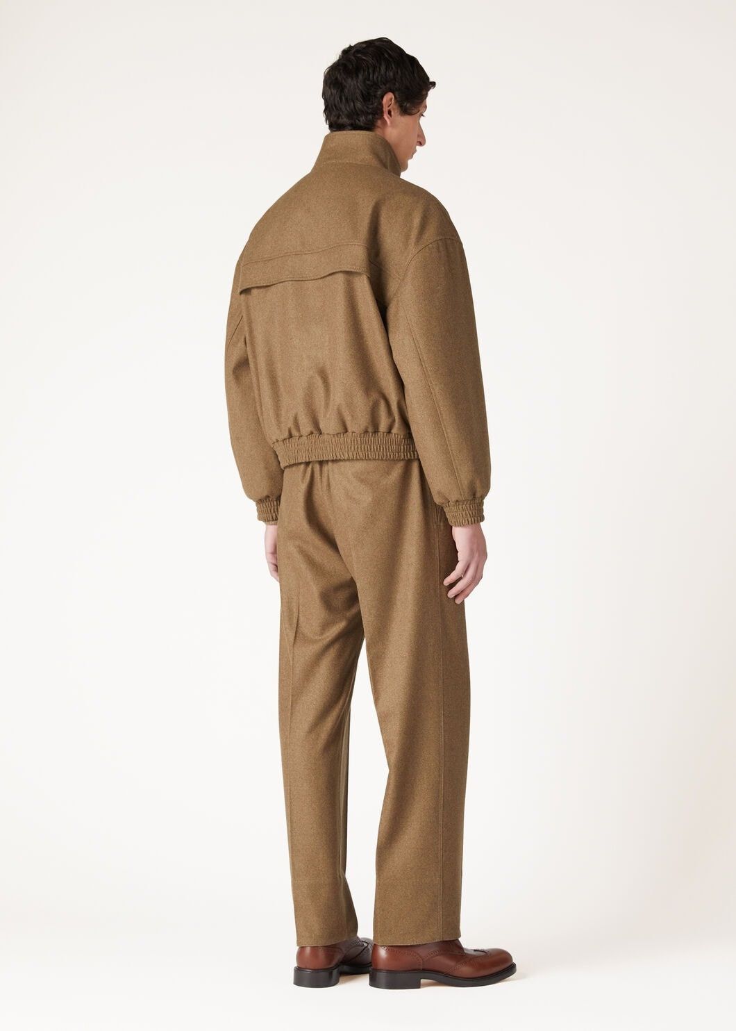 Loro Piana o1w1db10725 FAO3113 Tristar Bomber Jacket in Brown Size US S / EU 44-46 / 1 - 5 Thumbnail