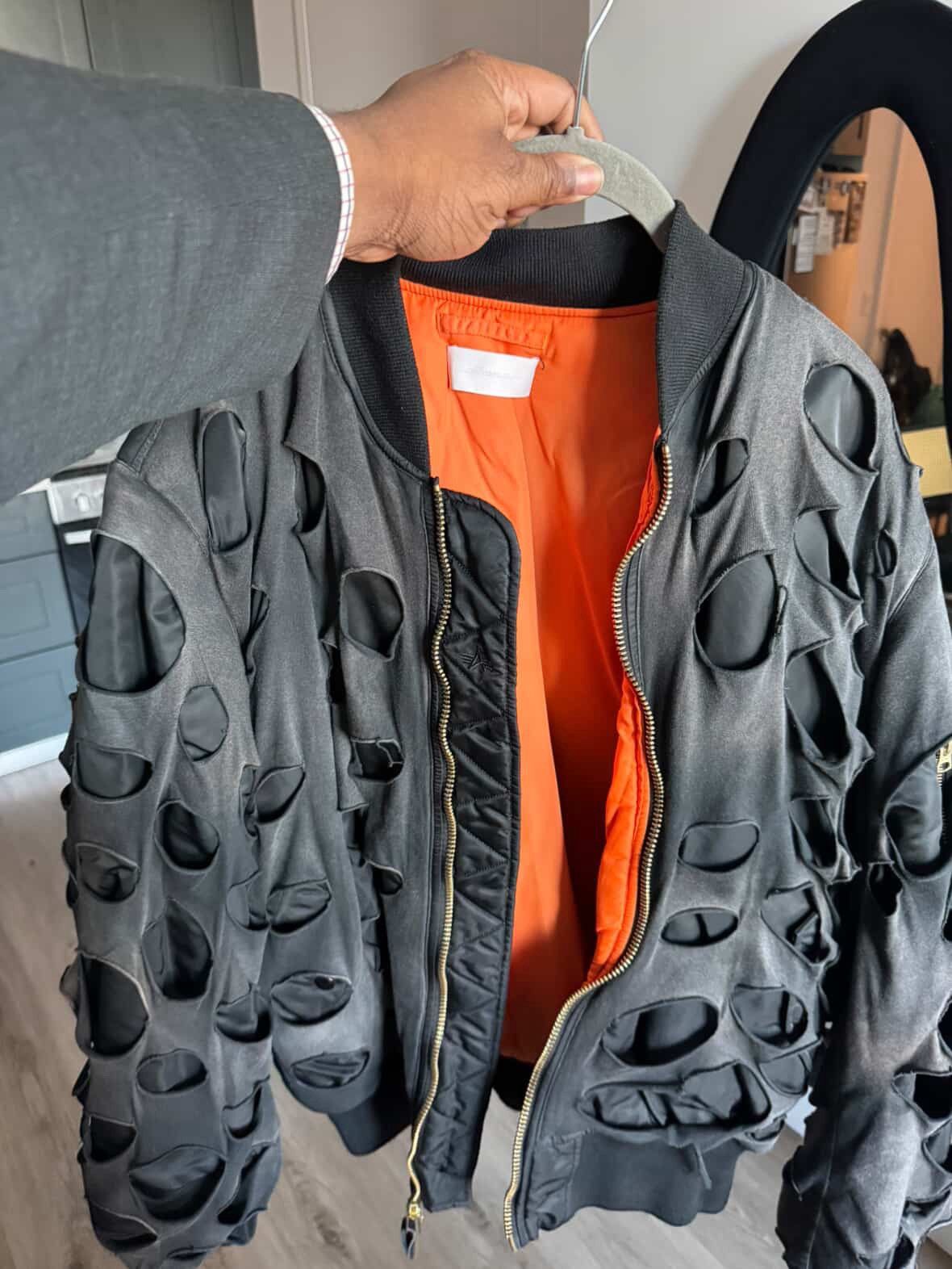 ALEXANDER DIGENOVA AD Layered Bomber Jacket Size US XL / EU 56 / 4 - 2 Thumbnail