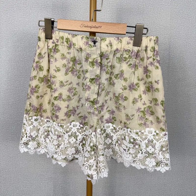 Dior Dior Multicolor Cotton Women's Shorts 0089 Size 23" - 1 Thumbnail