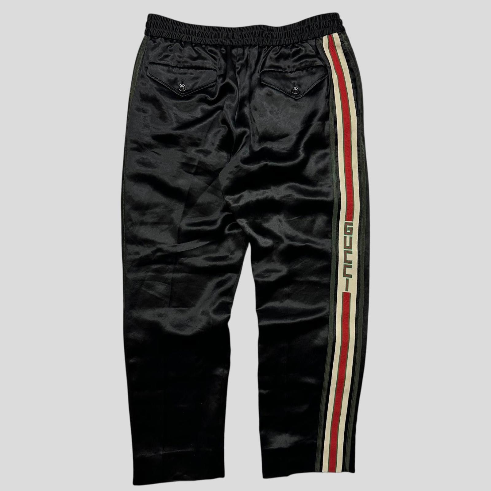 Gucci 2017 Striped Logo Acetate Tracksuit Trousers IT48 (M)