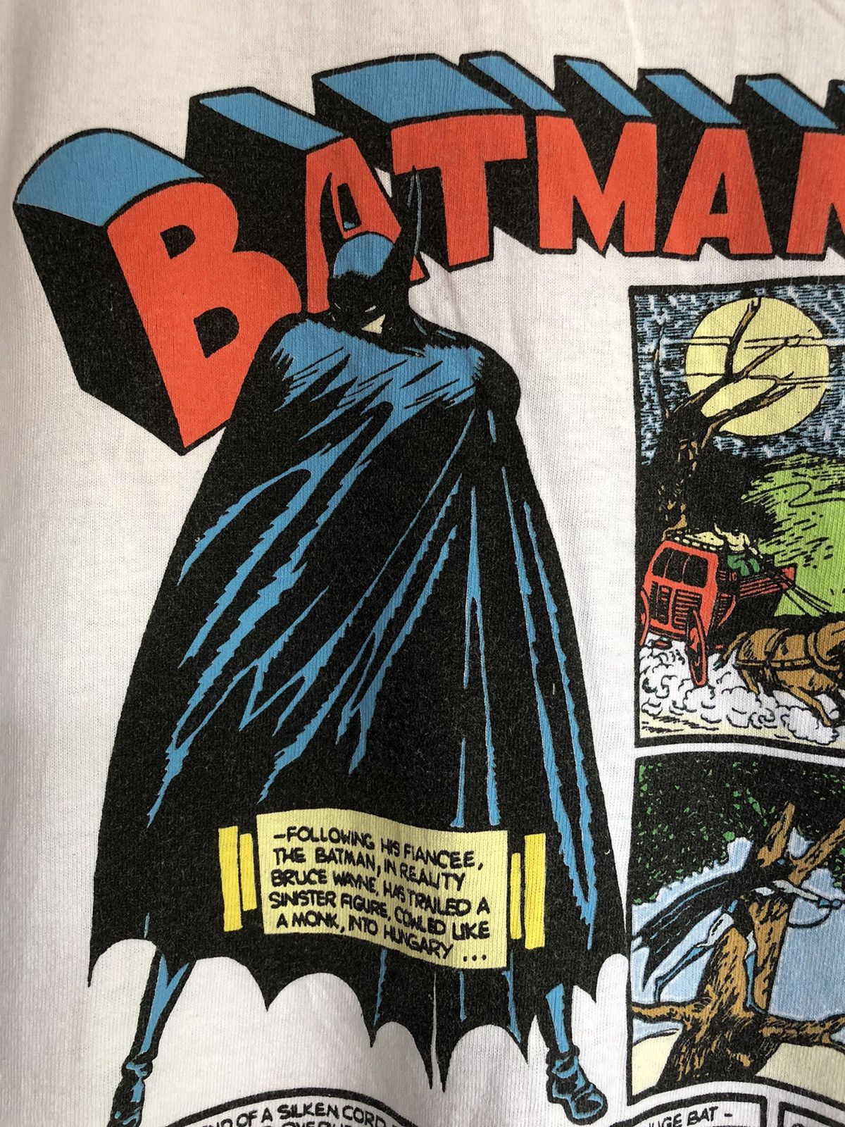 DC Comics × Vintage Vintage Y2k Delta Proweight Batman Dc Comic Book Tee Size US L / EU 52-54 / 3 - 9 Thumbnail